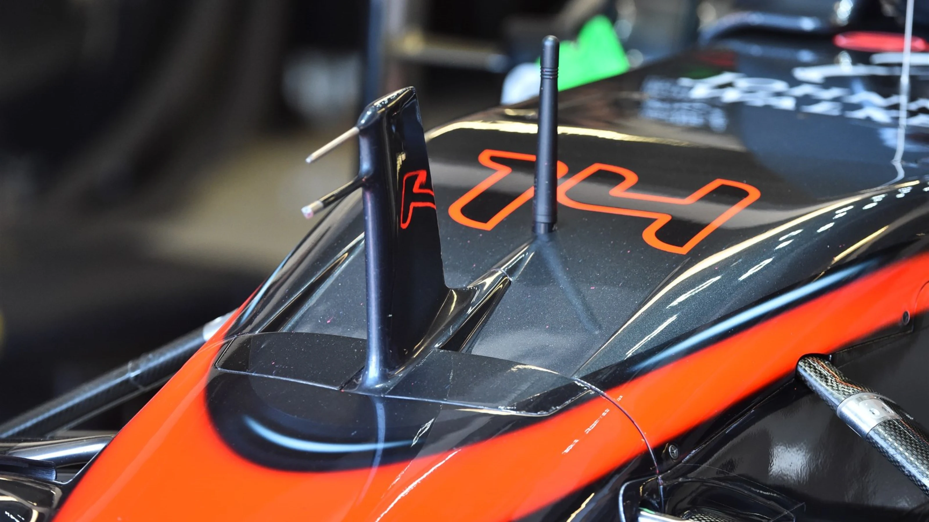 McLaren MP4-30 nose and sensor detail at Formula One World Championship, Rd7, Canadian Grand Prix,