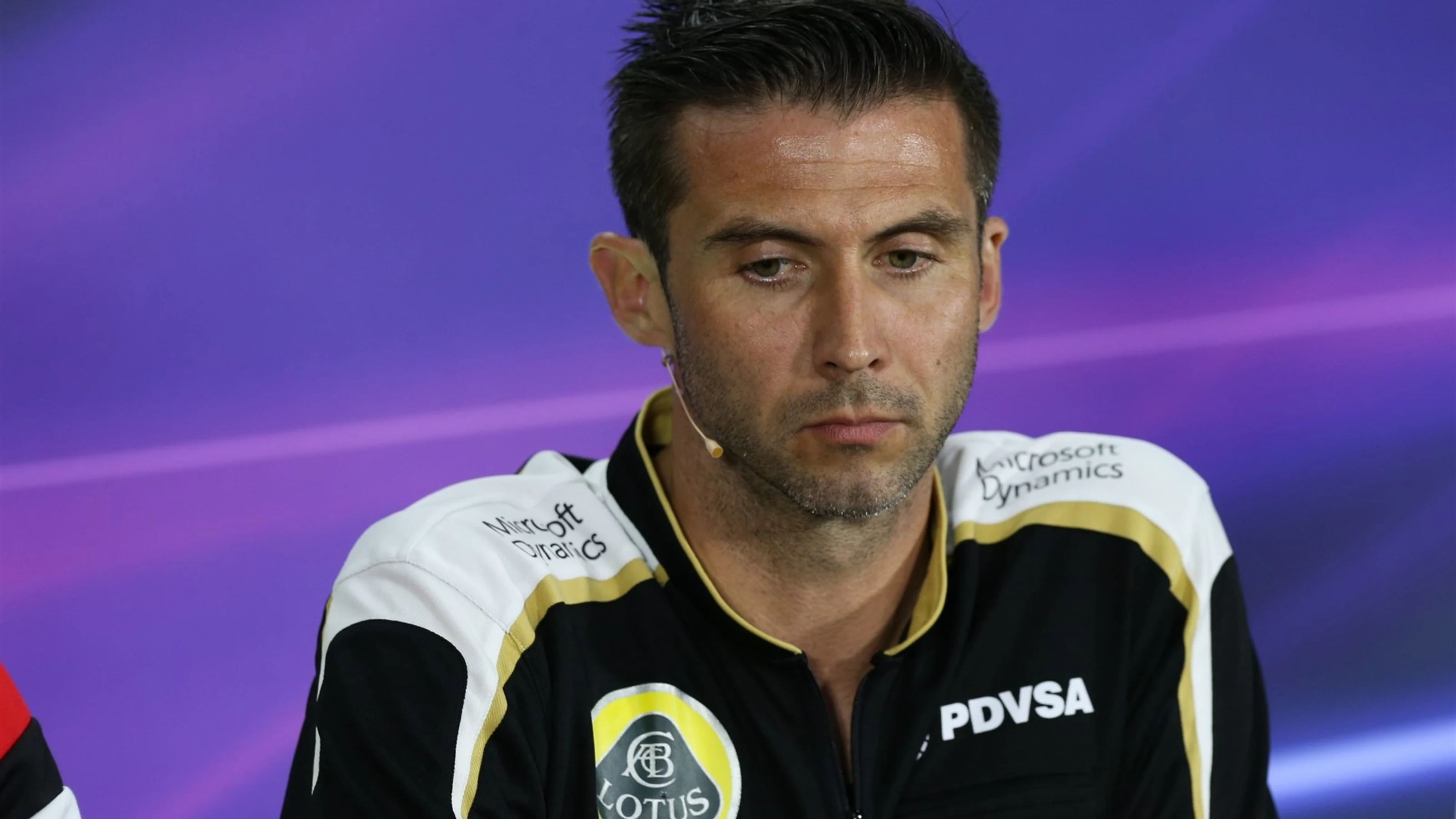 Matthew Carter (GBR) Lotus F1 Team CEO in the Press Conference at Formula One World Championship,