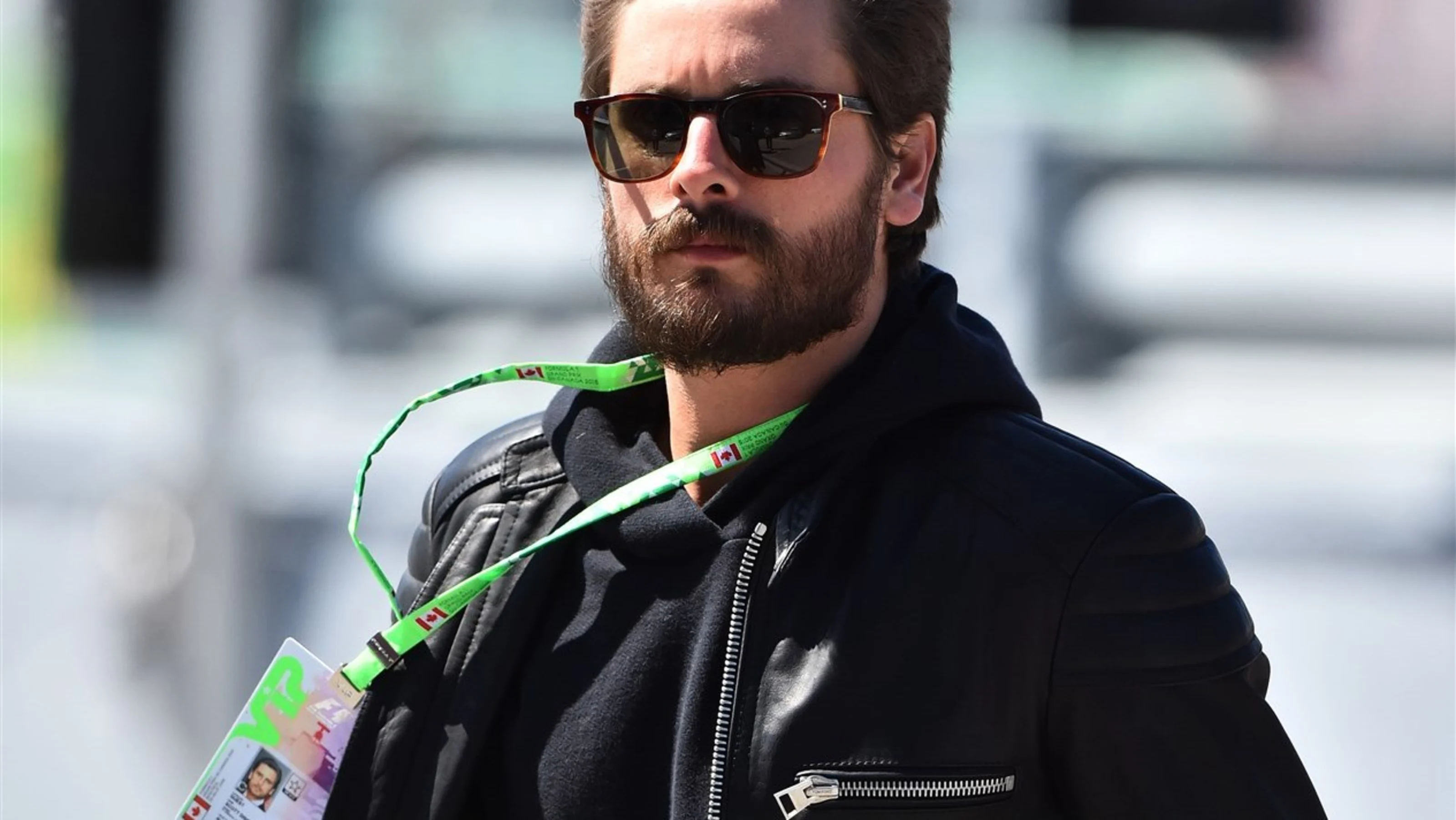 Scott Disick (USA) boyfriend of Kourtney Kardashian (USA) in the pits at Formula One World
