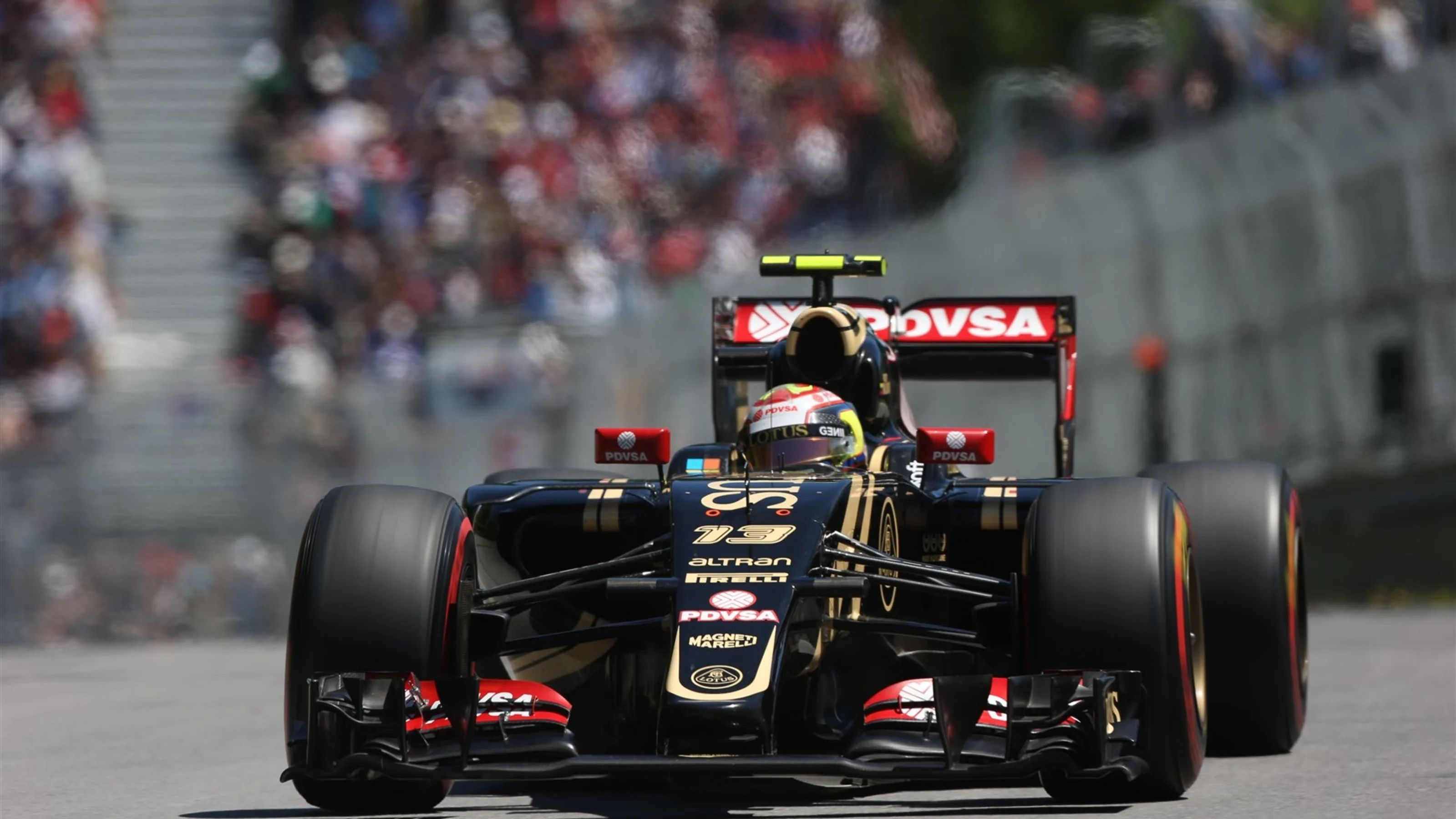 Pastor Maldonado (VEN) Lotus E23 Hybrid at Formula One World Championship, Rd7, Canadian Grand