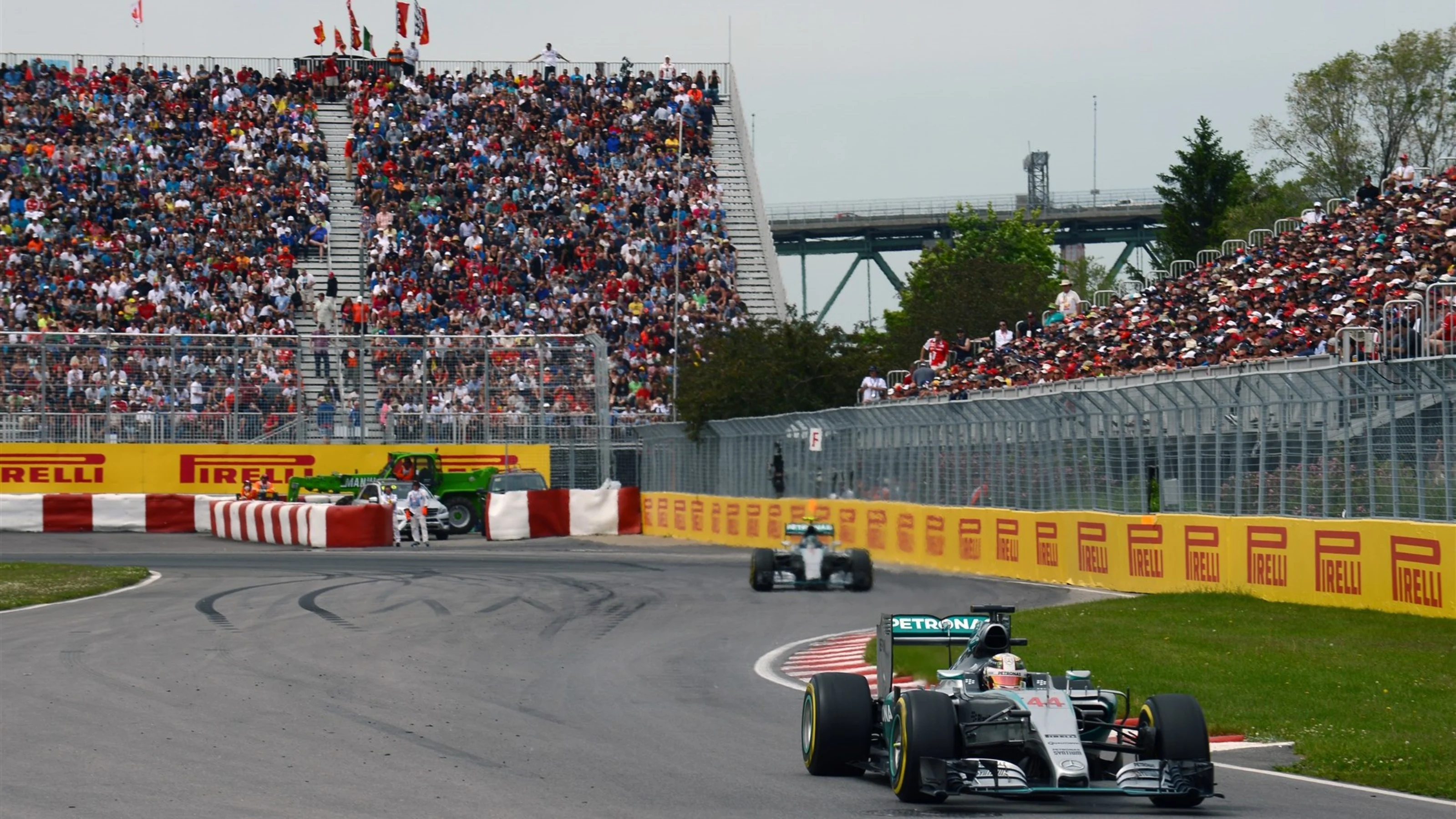 Lewis Hamilton (GBR) Mercedes AMG F1 W06 at Formula One World Championship, Rd7, Canadian Grand