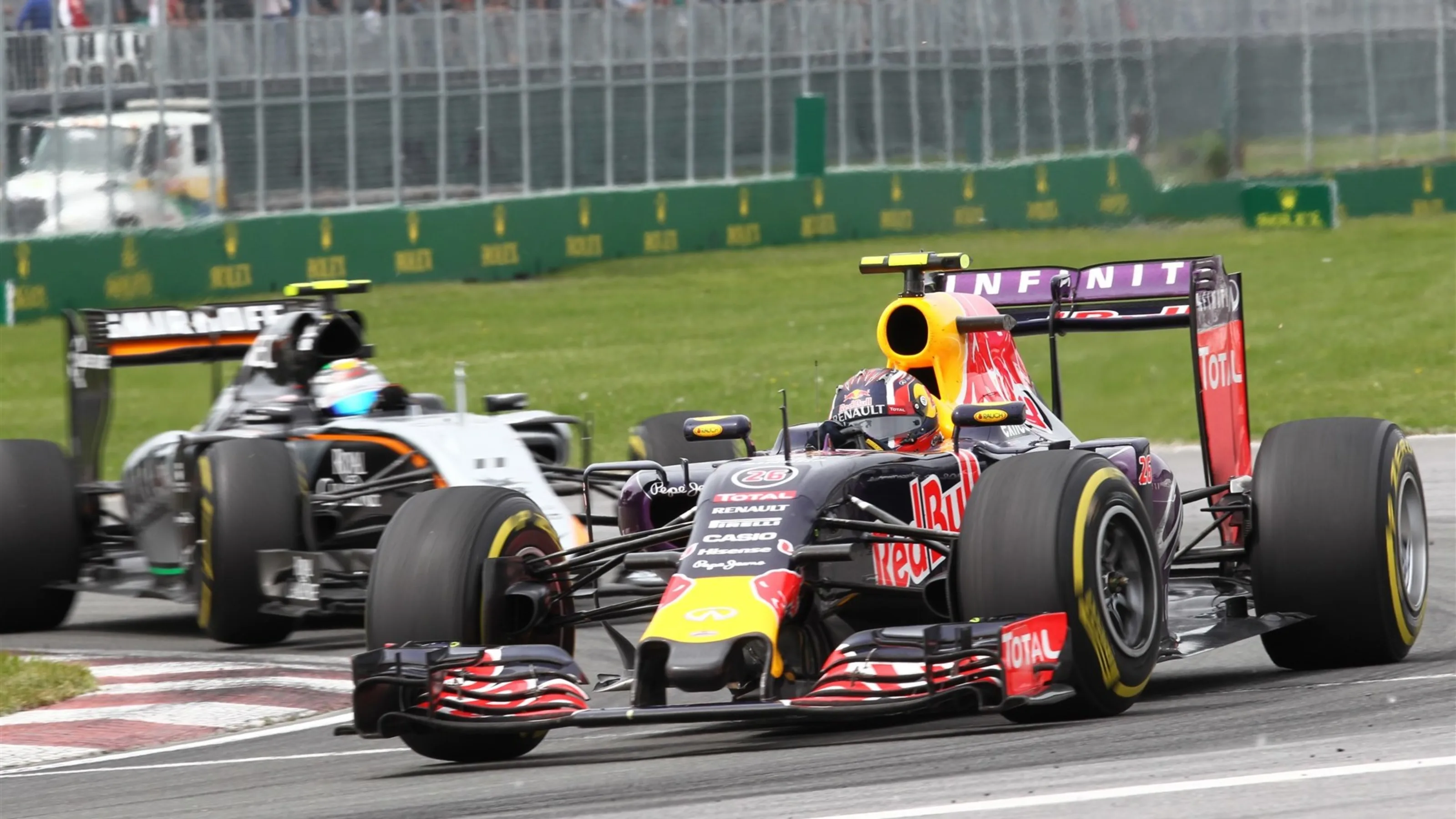 Daniil Kvyat (RUS) Red Bull Racing RB11 at Formula One World Championship, Rd7, Canadian Grand
