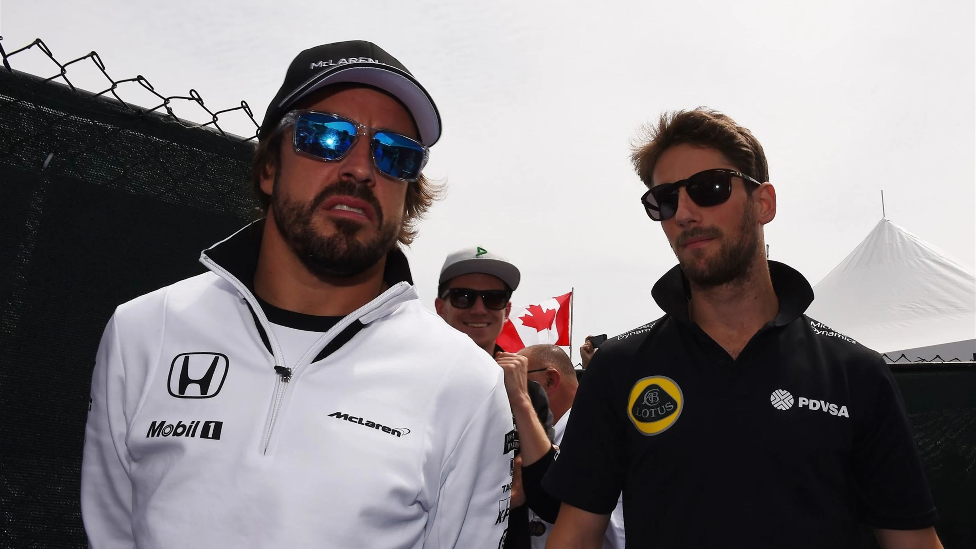 Fernando Alonso (ESP) McLaren and grgp on the drivers parade at Formula One World Championship,