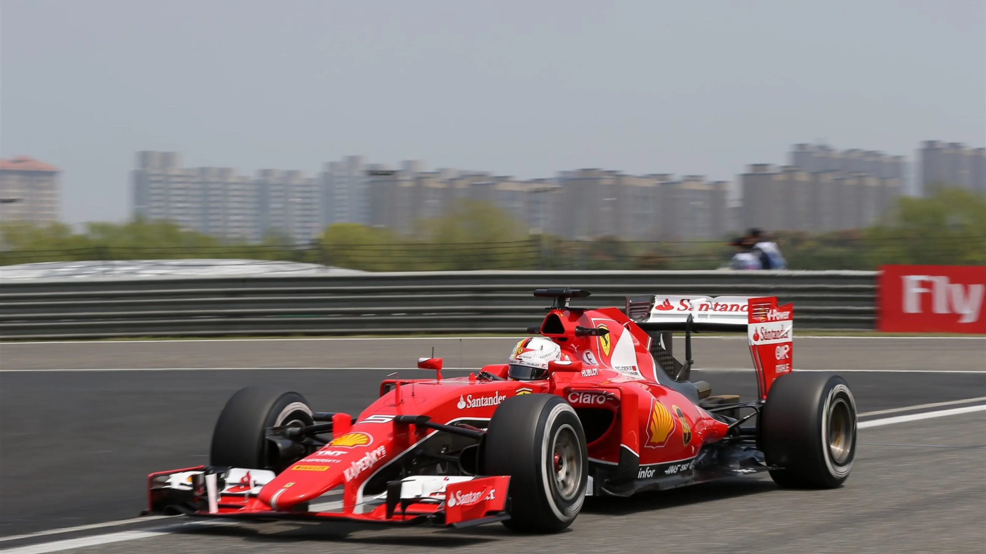 Sebastian Vettel (GER) Ferrari SF15-T at Formula One World Championship, Rd3, Chinese Grand Prix,