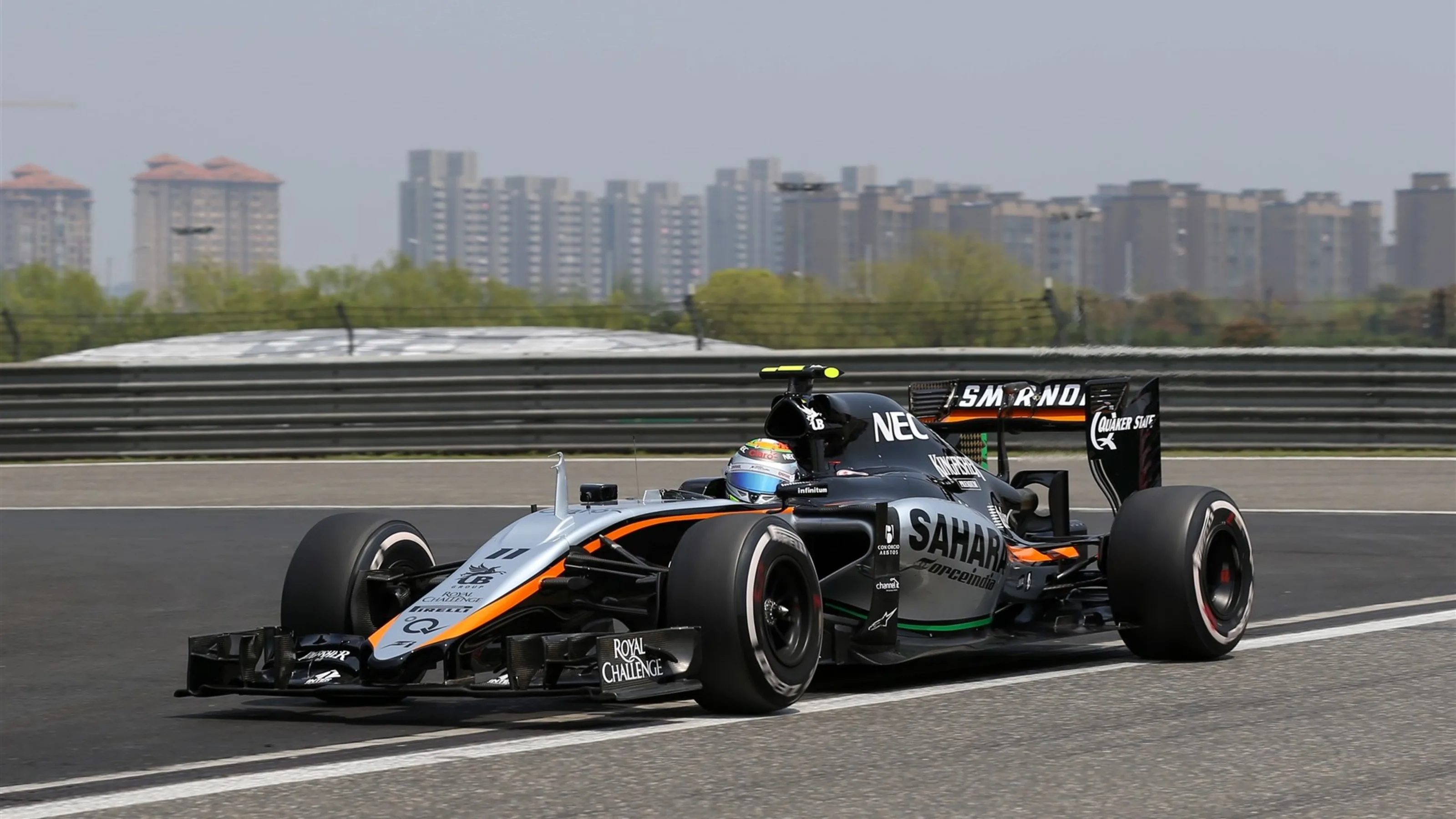 Sergio Perez (MEX) Force India VJM08 at Formula One World Championship, Rd3, Chinese Grand Prix,