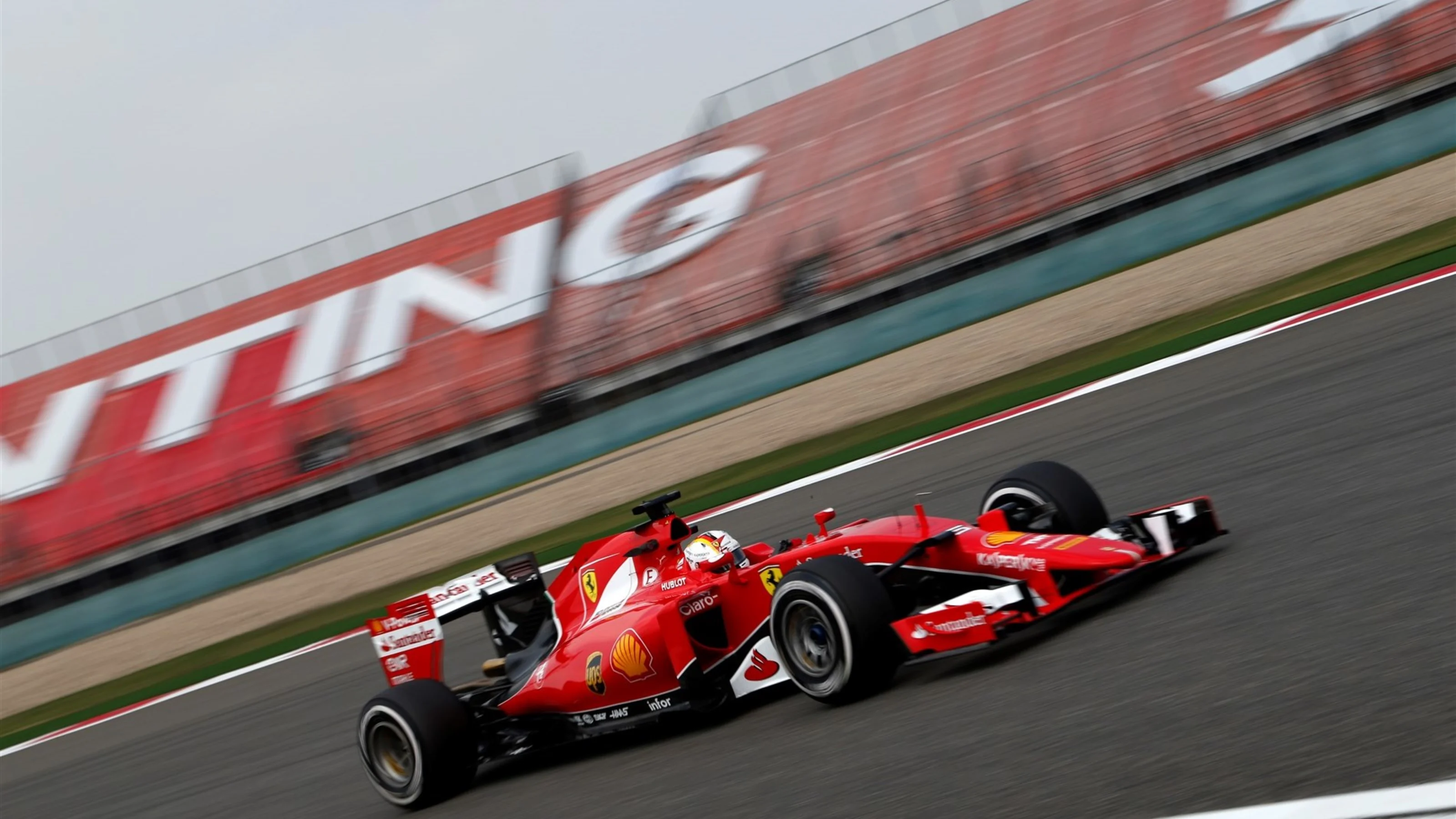 Sebastian Vettel (GER) Ferrari SF15-T at Formula One World Championship, Rd3, Chinese Grand Prix,