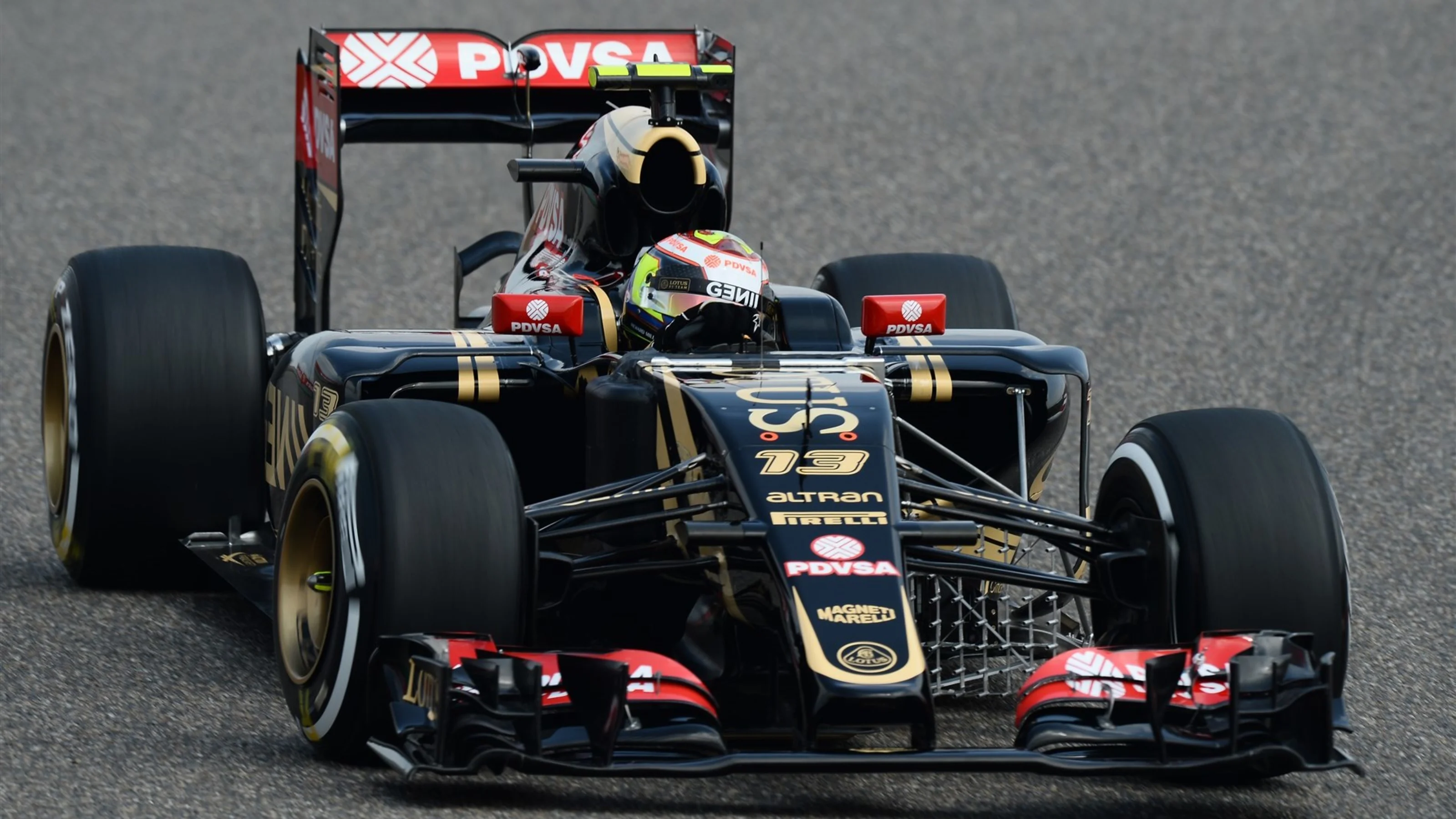 Pastor Maldonado (VEN) Lotus E23 Hybrid at Formula One World Championship, Rd3, Chinese Grand Prix,