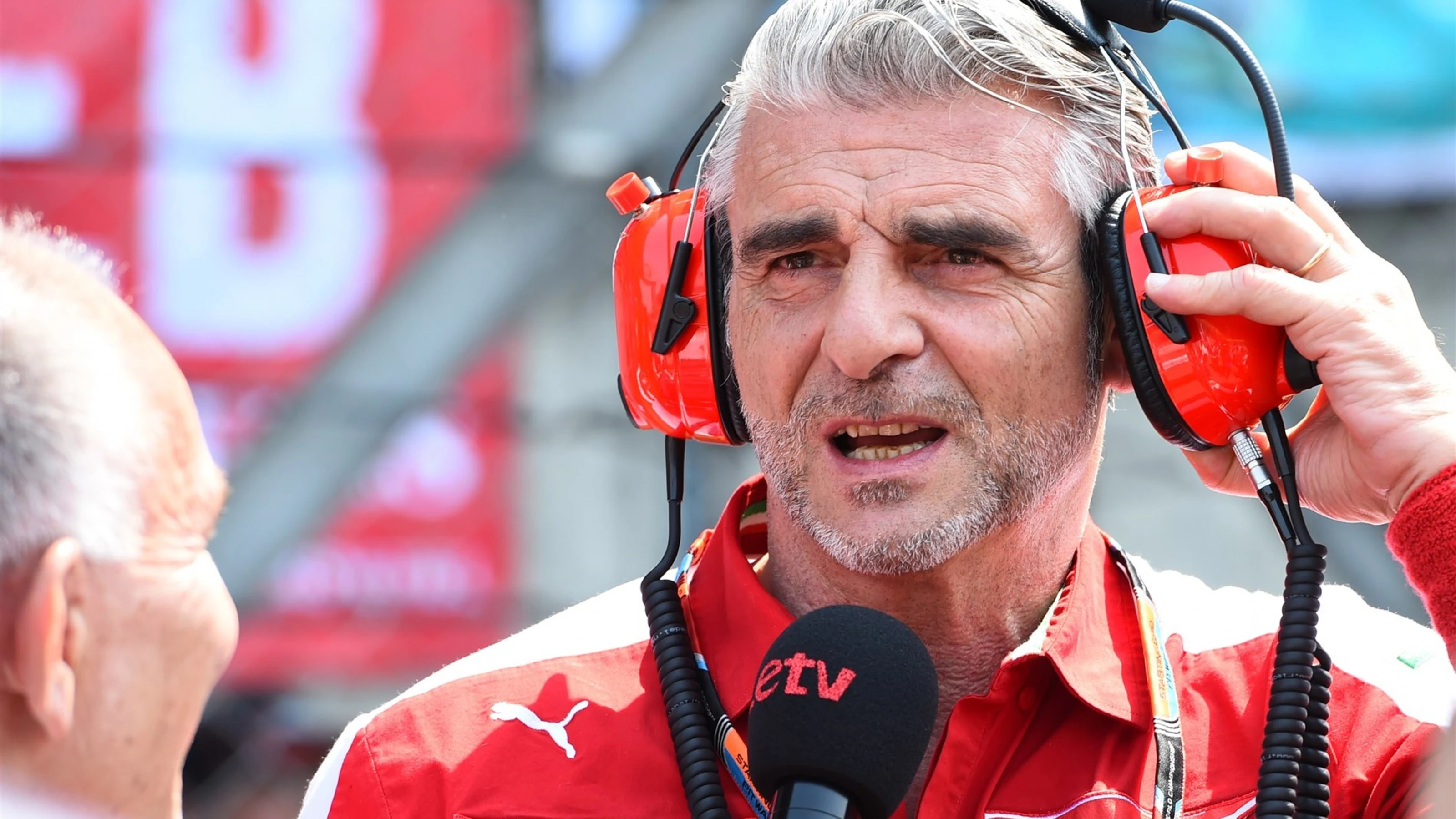 Maurizio Arrivabene (ITA) Ferrari Team Principal on the grid at Formula One World Championship,