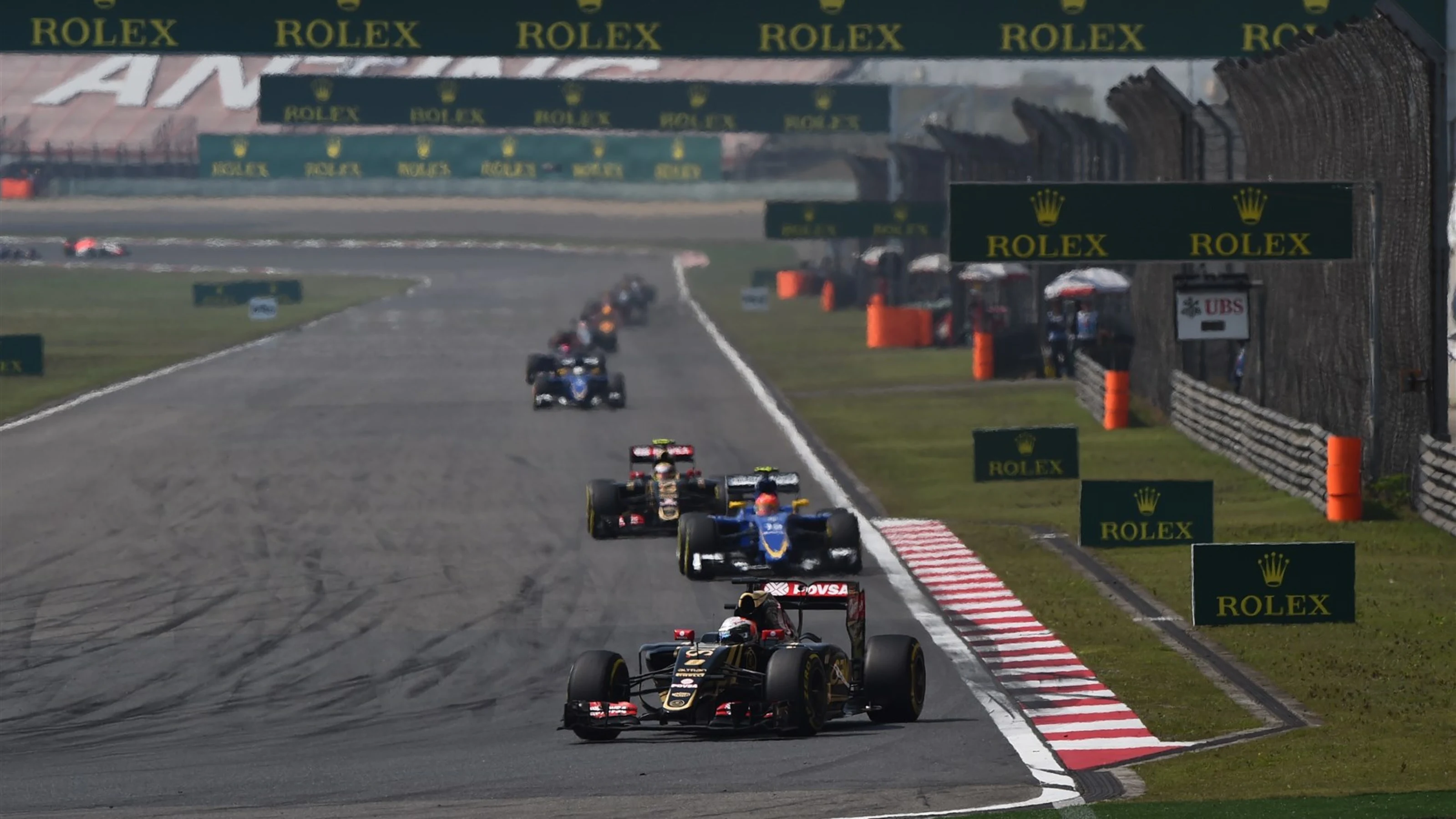 Romain Grosjean (FRA) Lotus E23 Hybrid at Formula One World Championship, Rd3, Chinese Grand Prix,