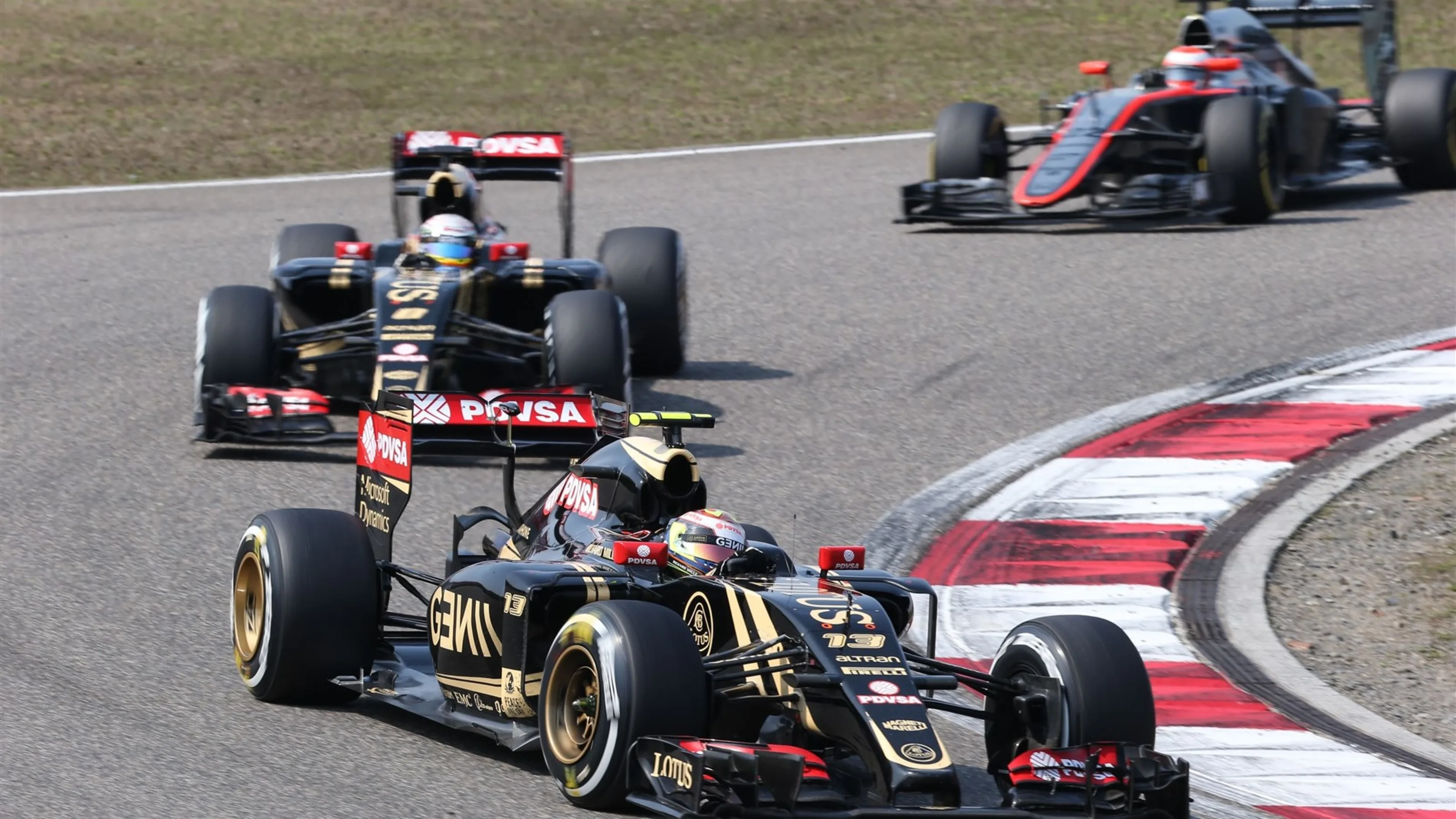 Pastor Maldonado (VEN) Lotus E23 Hybrid at Formula One World Championship, Rd3, Chinese Grand Prix,