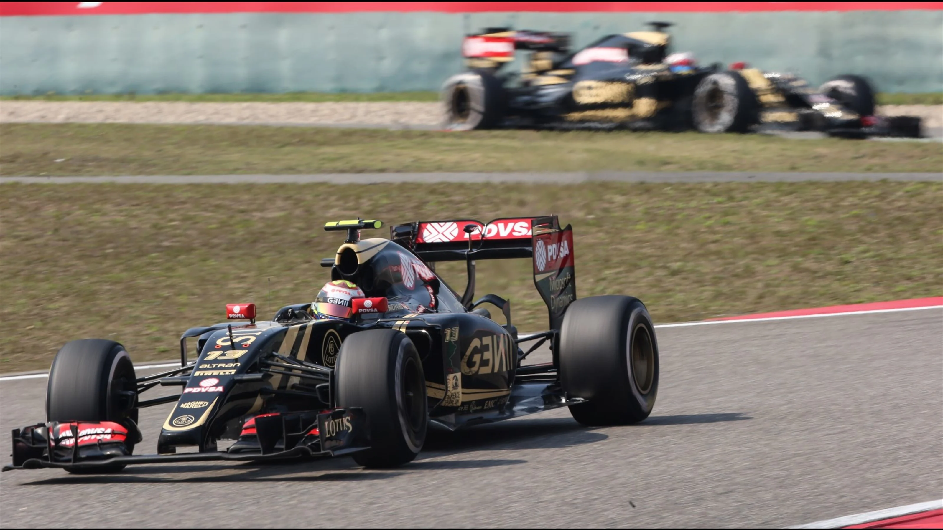 Pastor Maldonado (VEN) Lotus E23 Hybrid at Formula One World Championship, Rd3, Chinese Grand Prix,