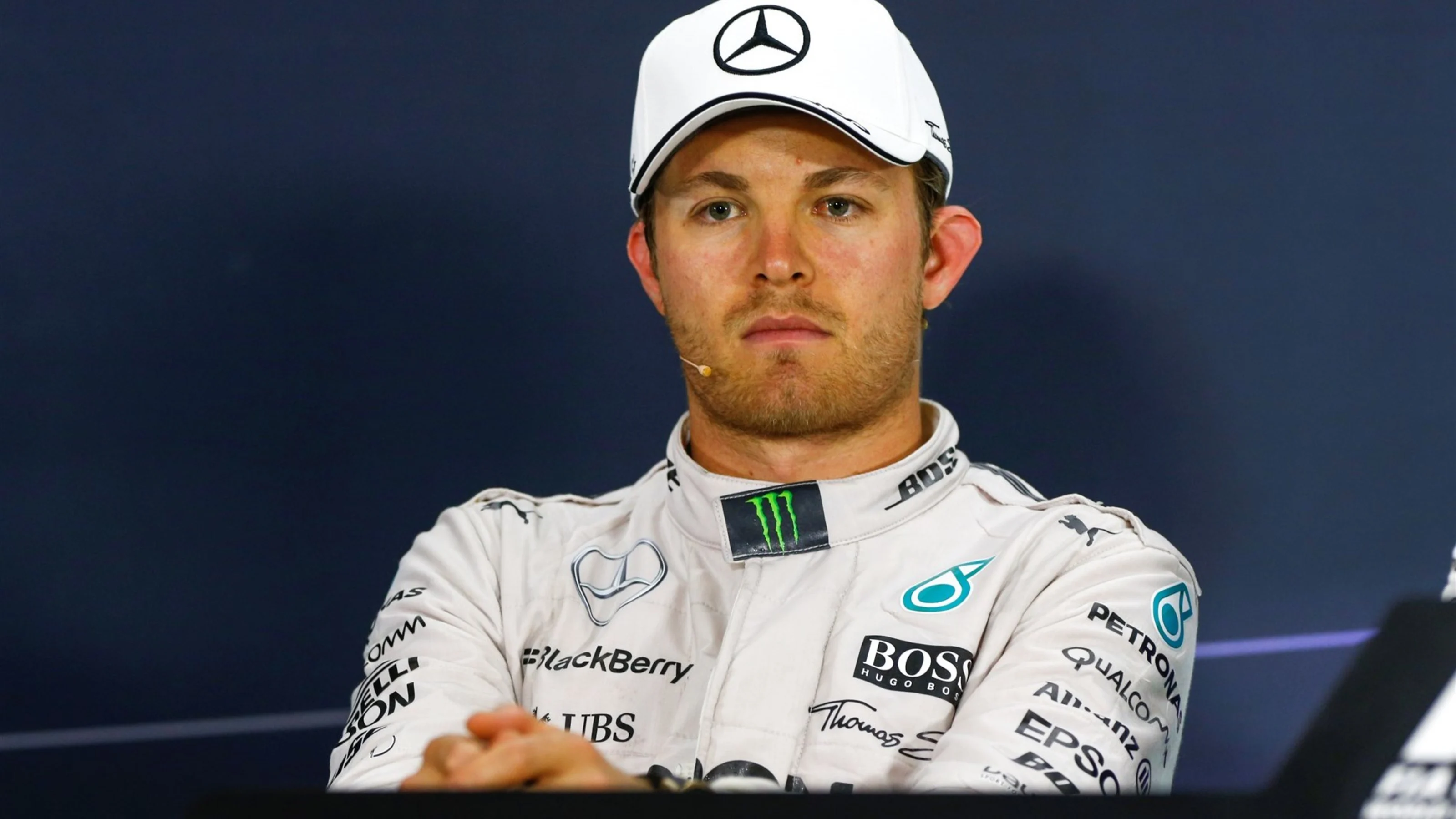 Nico Rosberg (GER) Mercedes AMG F1 in the Press Conference at Formula One World Championship, Rd3,