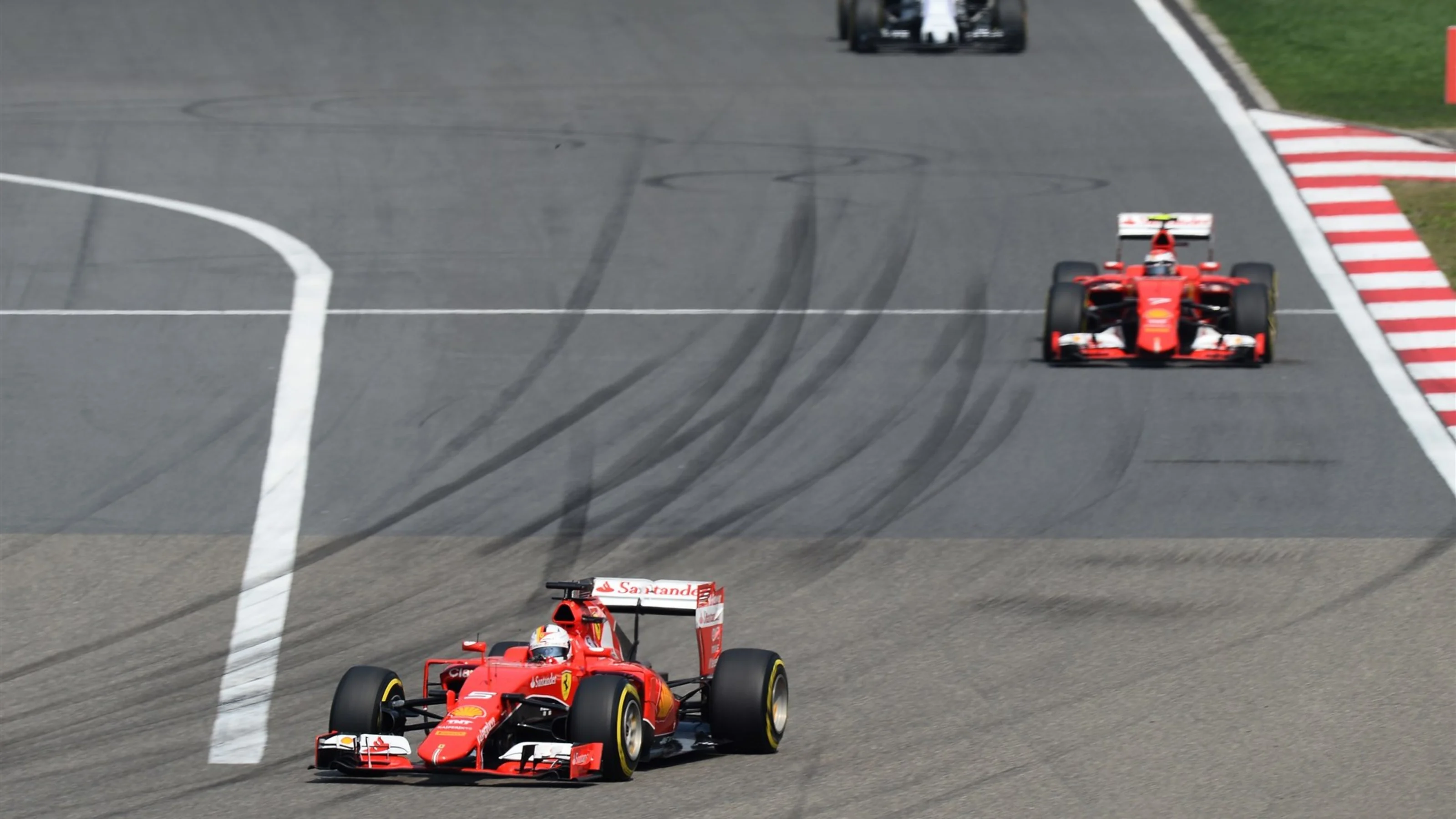 Sebastian Vettel (GER) Ferrari SF15-T at Formula One World Championship, Rd3, Chinese Grand Prix,