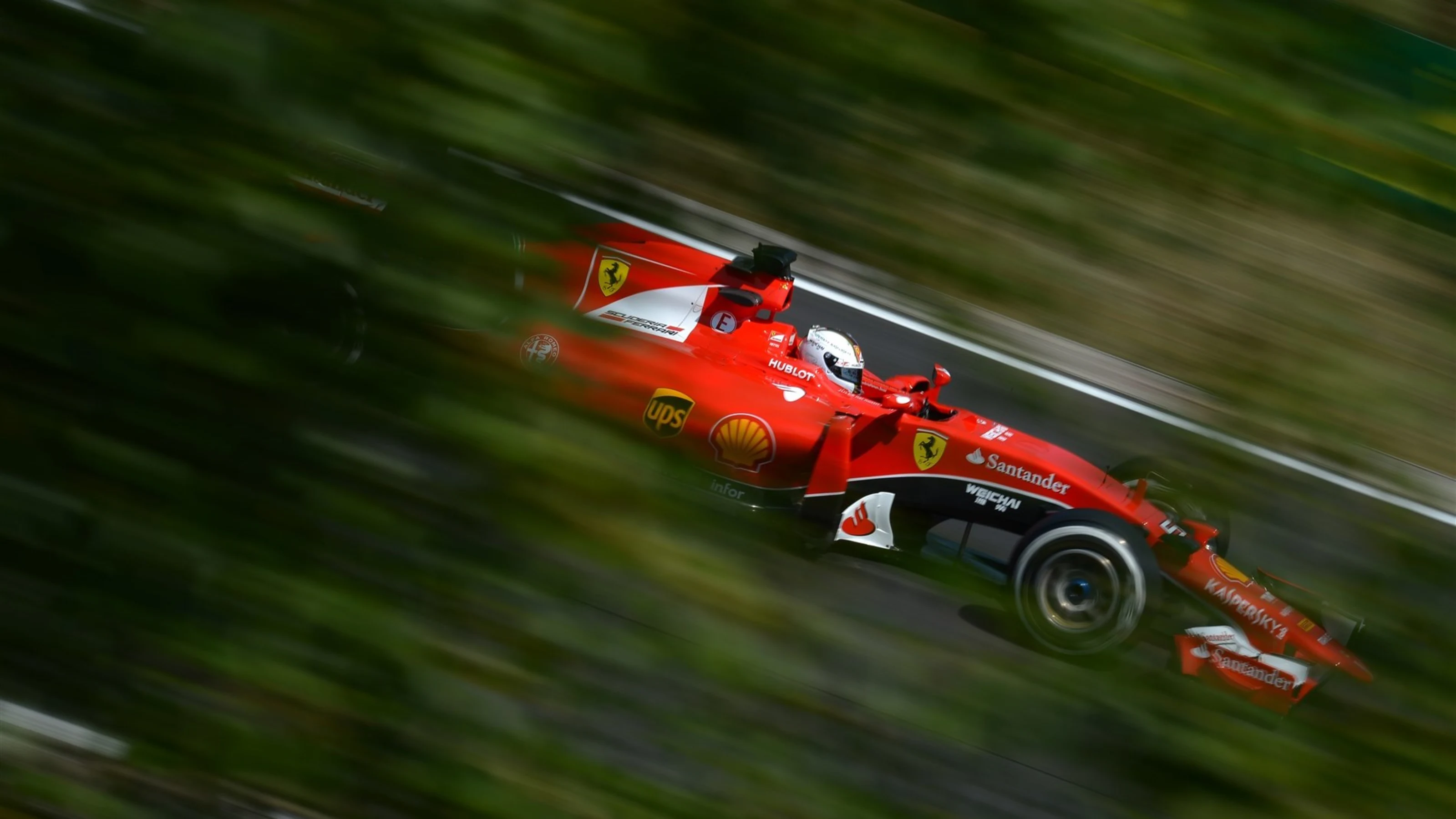 Sebastian Vettel (GER) Ferrari SF15-T at Formula One World Championship, Rd10, Hungarian Grand