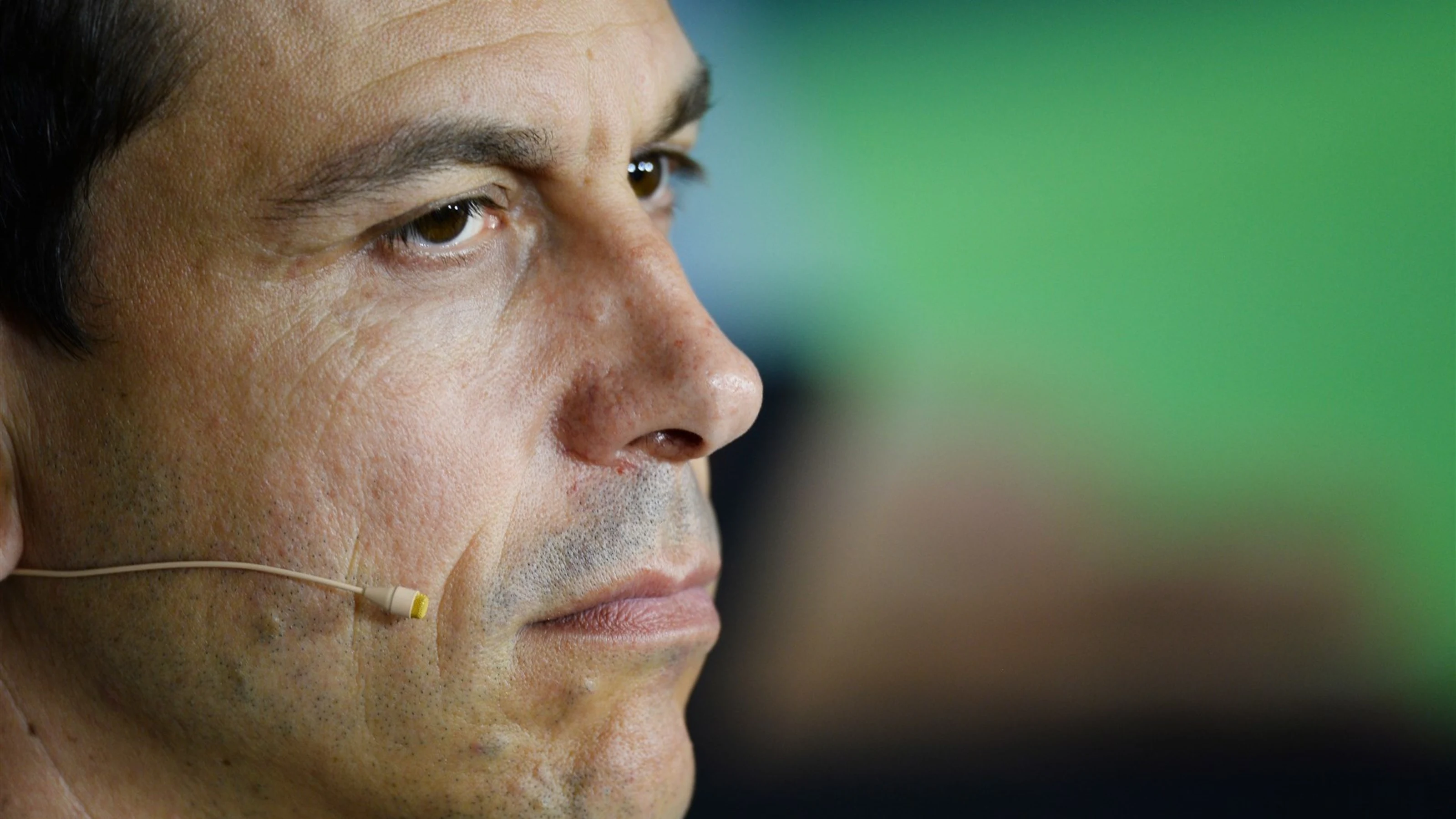 Toto Wolff (AUT) Mercedes AMG F1 Director of Motorsport in the Press Conference at at Formula One