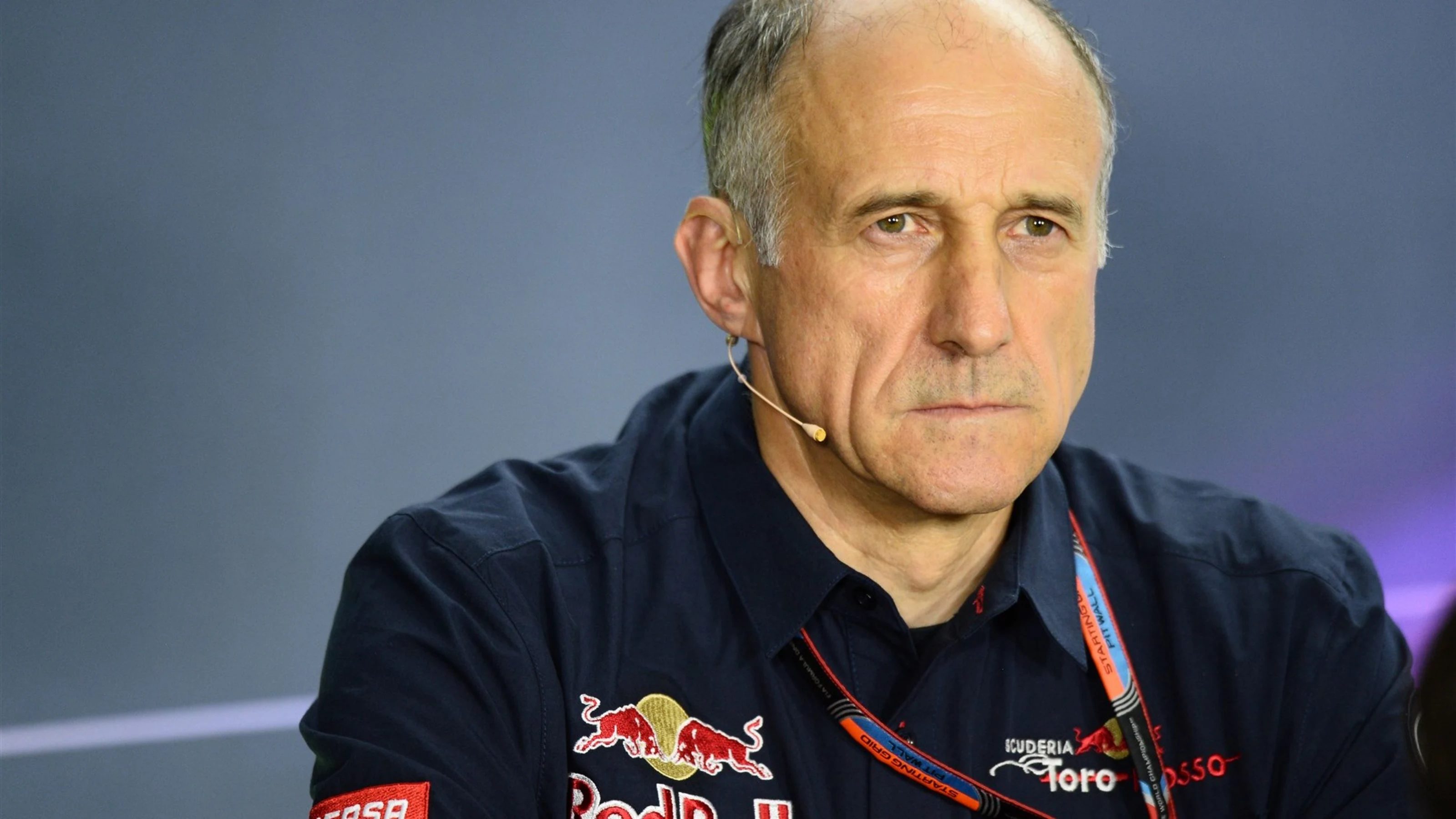 Franz Tost (AUT) Scuderia Toro Rosso Team Principal in the Press Conference at Formula One World
