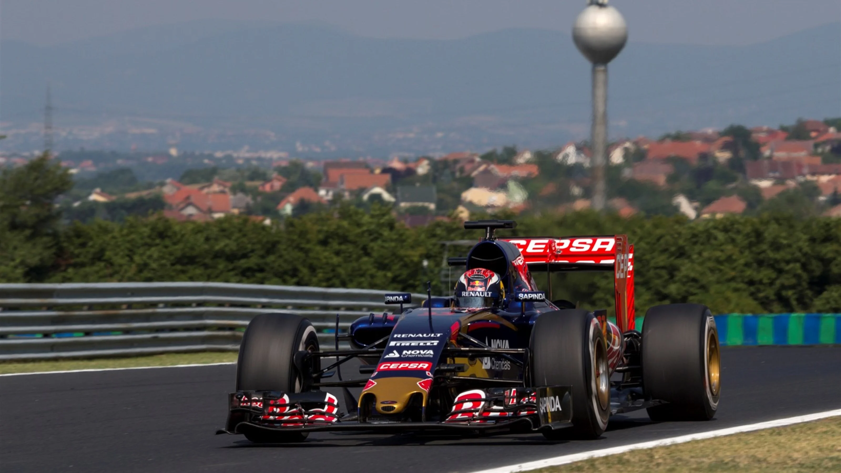 Max Verstappen (NDL) Scuderia Toro Rosso STR10 at Formula One World Championship, Rd10, Hungarian