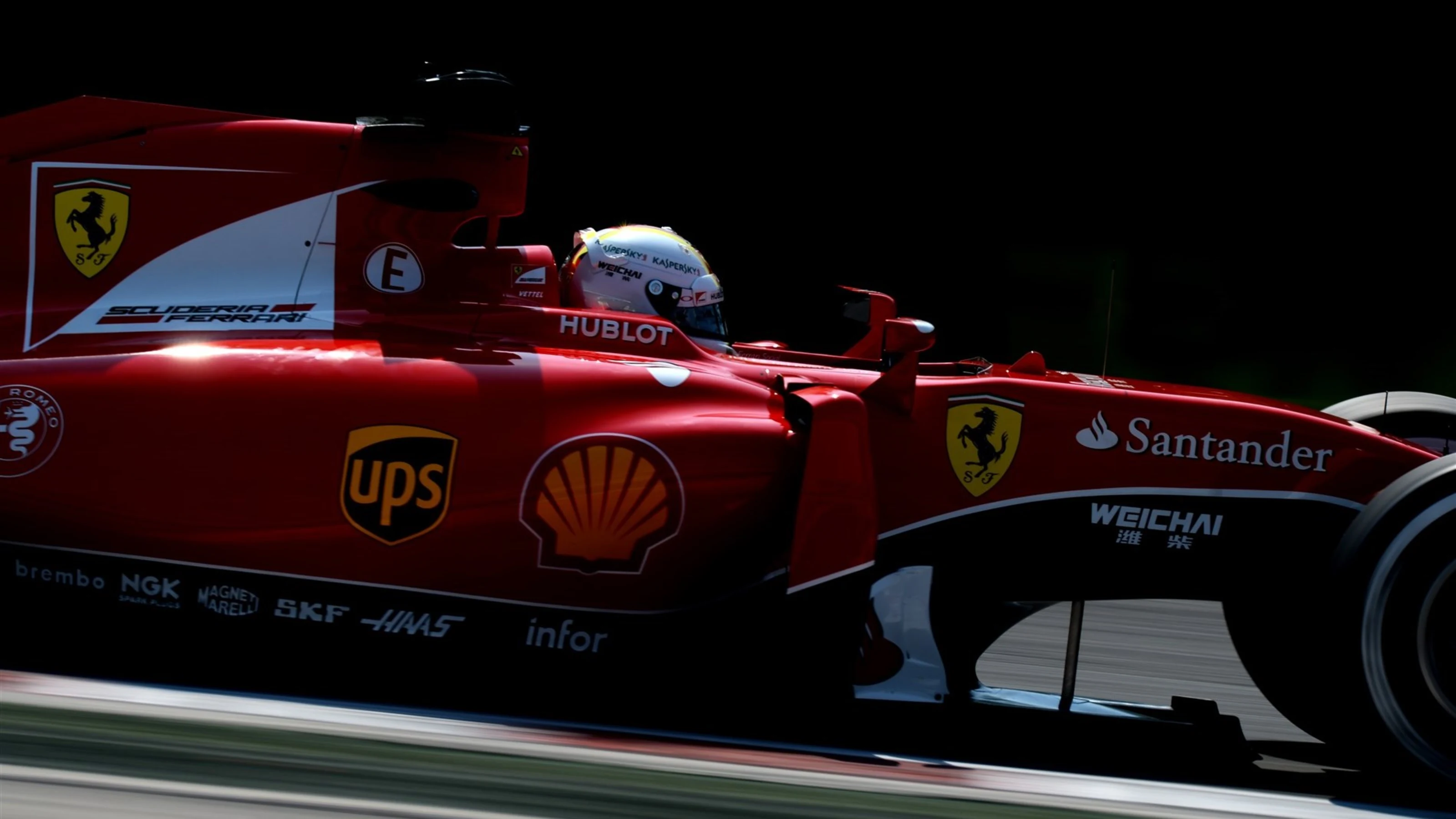 Sebastian Vettel (GER) Ferrari SF15-T at Formula One World Championship, Rd10, Hungarian Grand