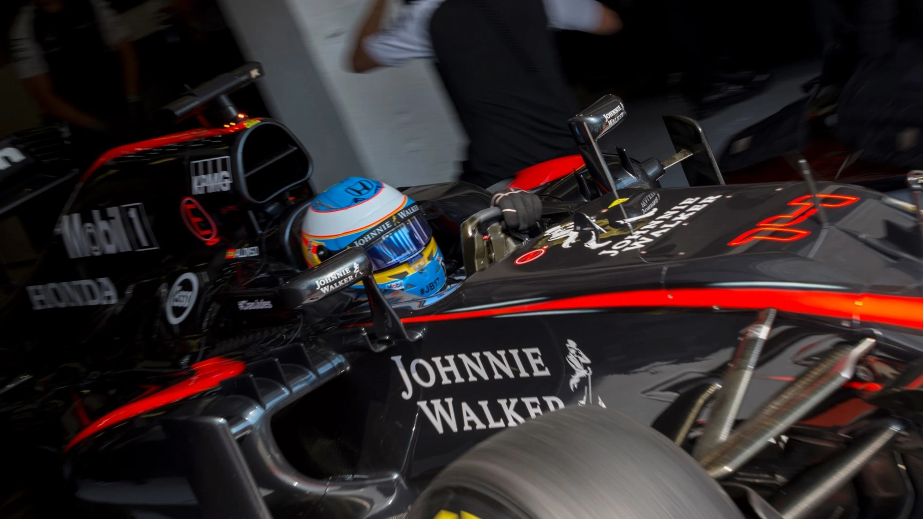 Fernando Alonso (ESP) McLaren MP4-30 at Formula One World Championship, Rd10, Hungarian Grand Prix,