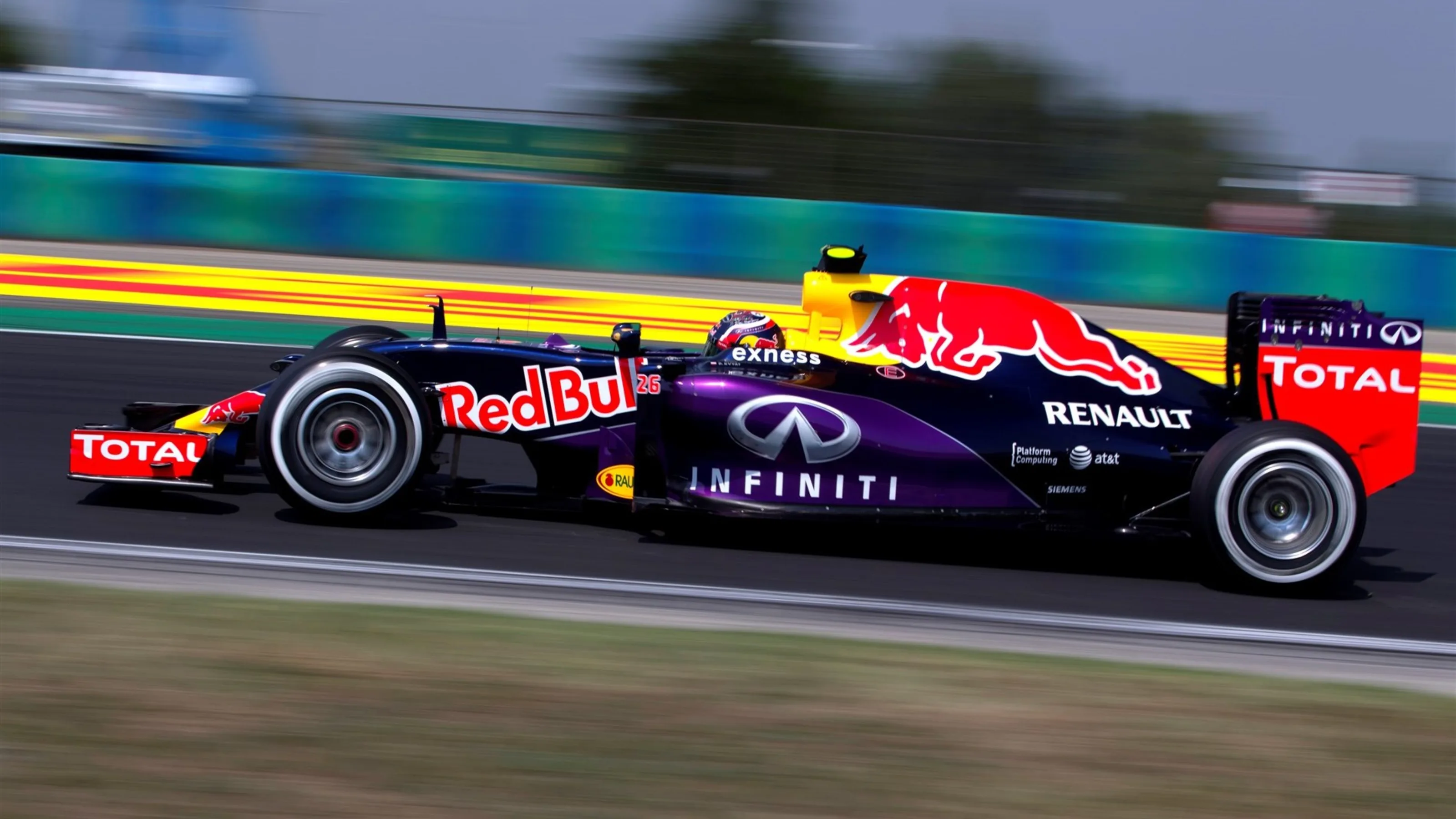 Daniil Kvyat (RUS) Red Bull Racing RB11 at Formula One World Championship, Rd10, Hungarian Grand