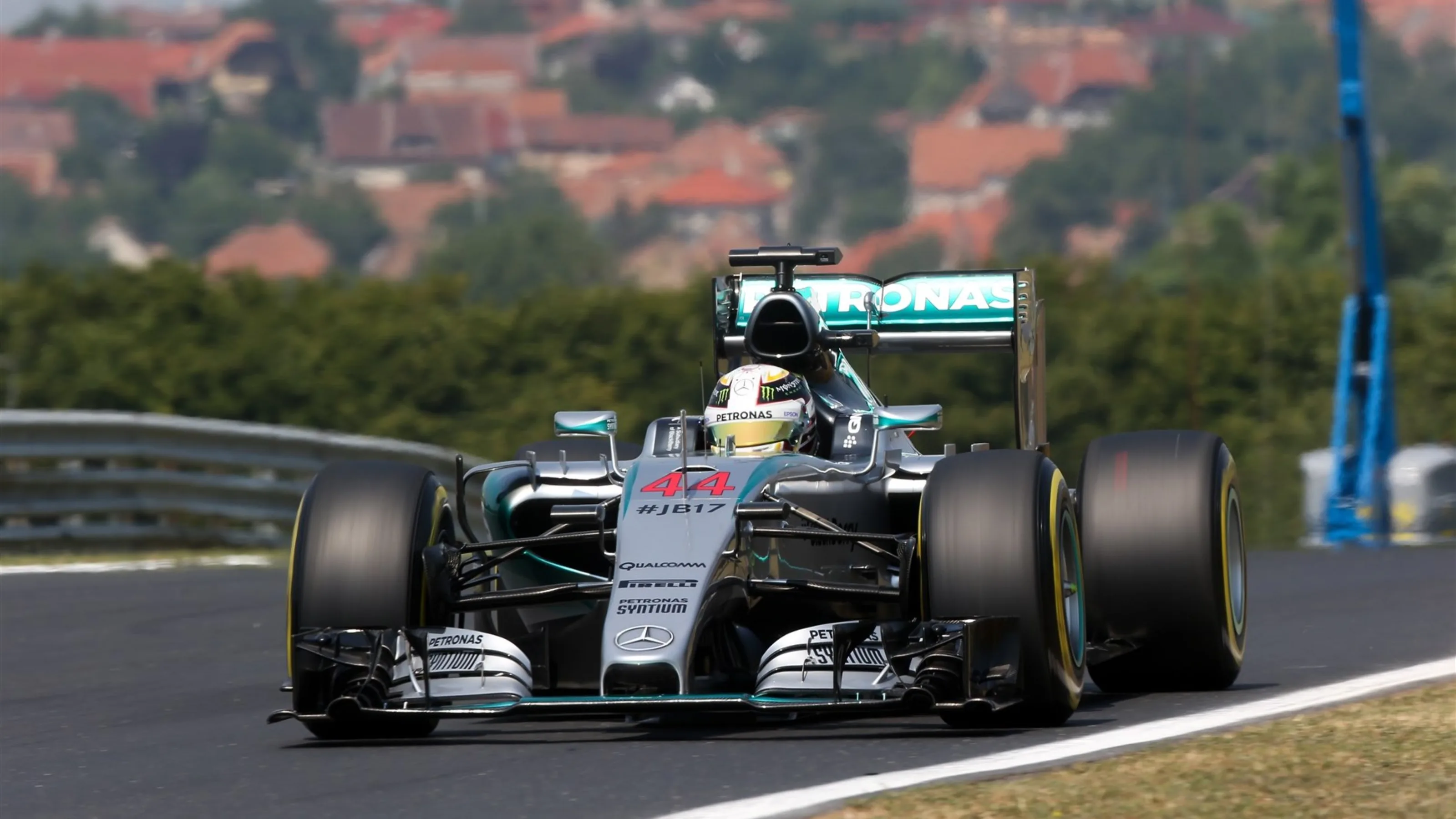Lewis Hamilton (GBR) Mercedes AMG F1 W06 at Formula One World Championship, Rd10, Hungarian Grand