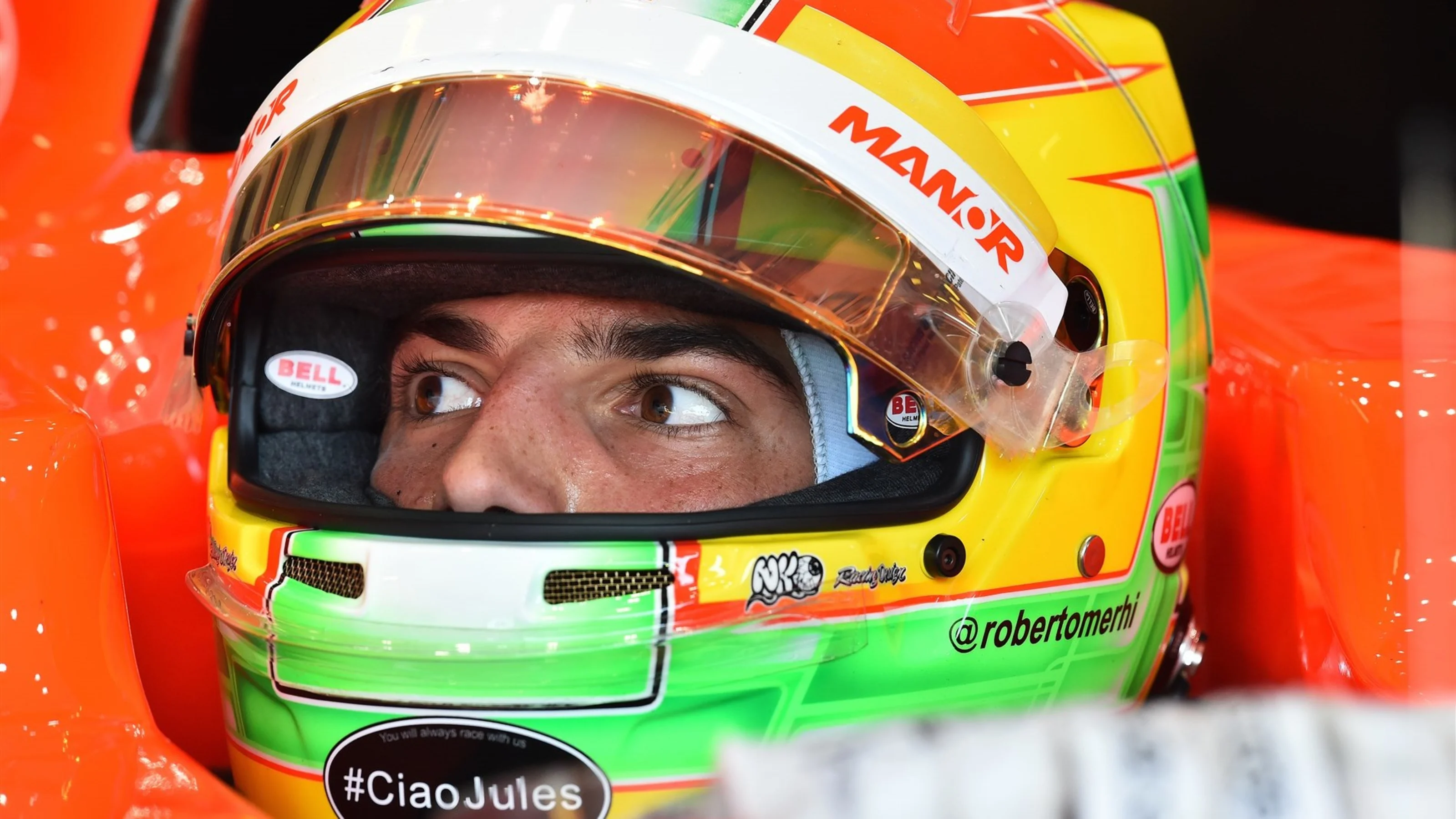 Roberto Merhi (ESP) Manor F1 at Formula One World Championship, Rd10, Hungarian Grand Prix,
