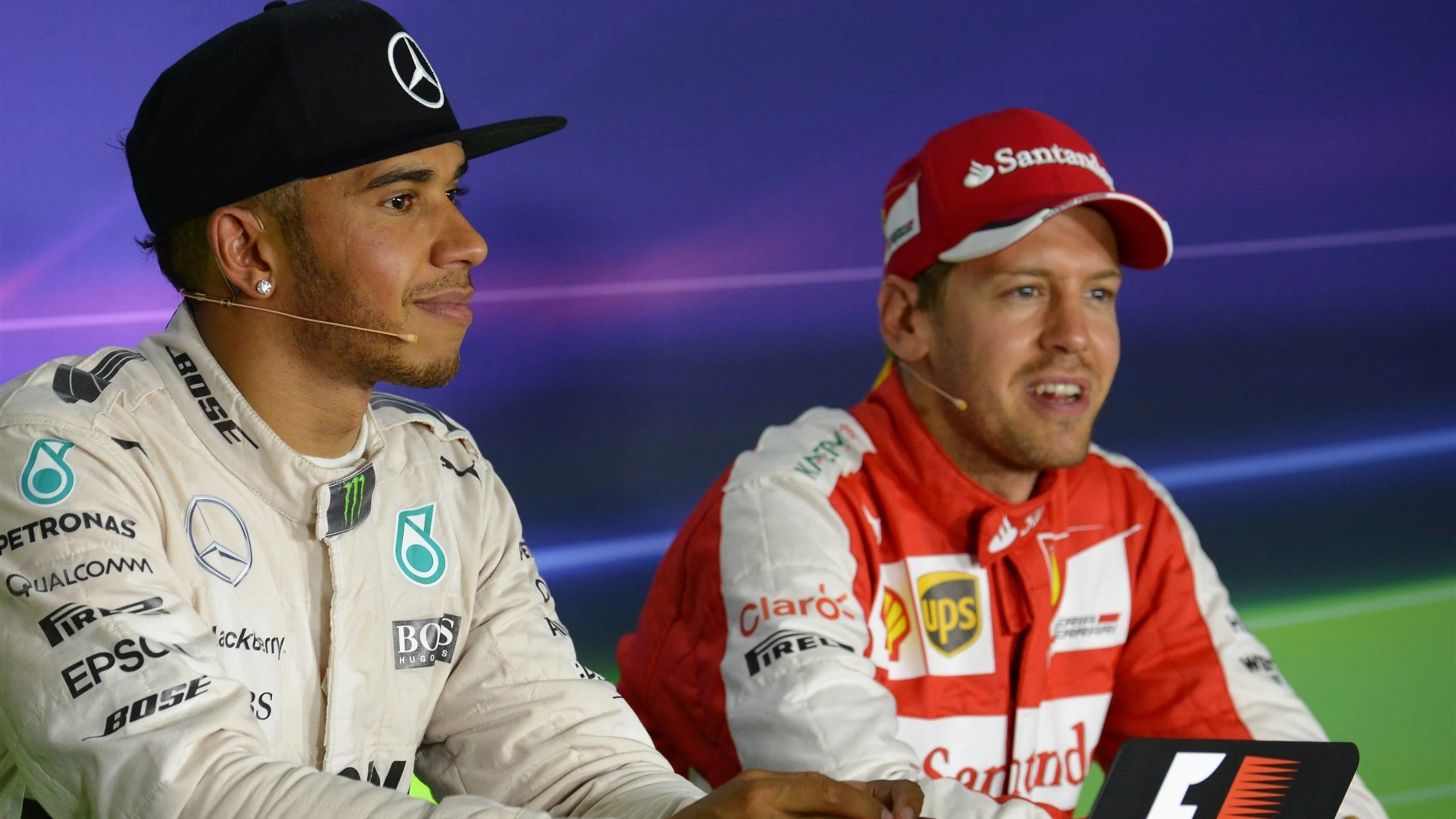 Lewis Hamilton (GBR) Mercedes AMG F1 in the Press Conference at Formula One World Championship,