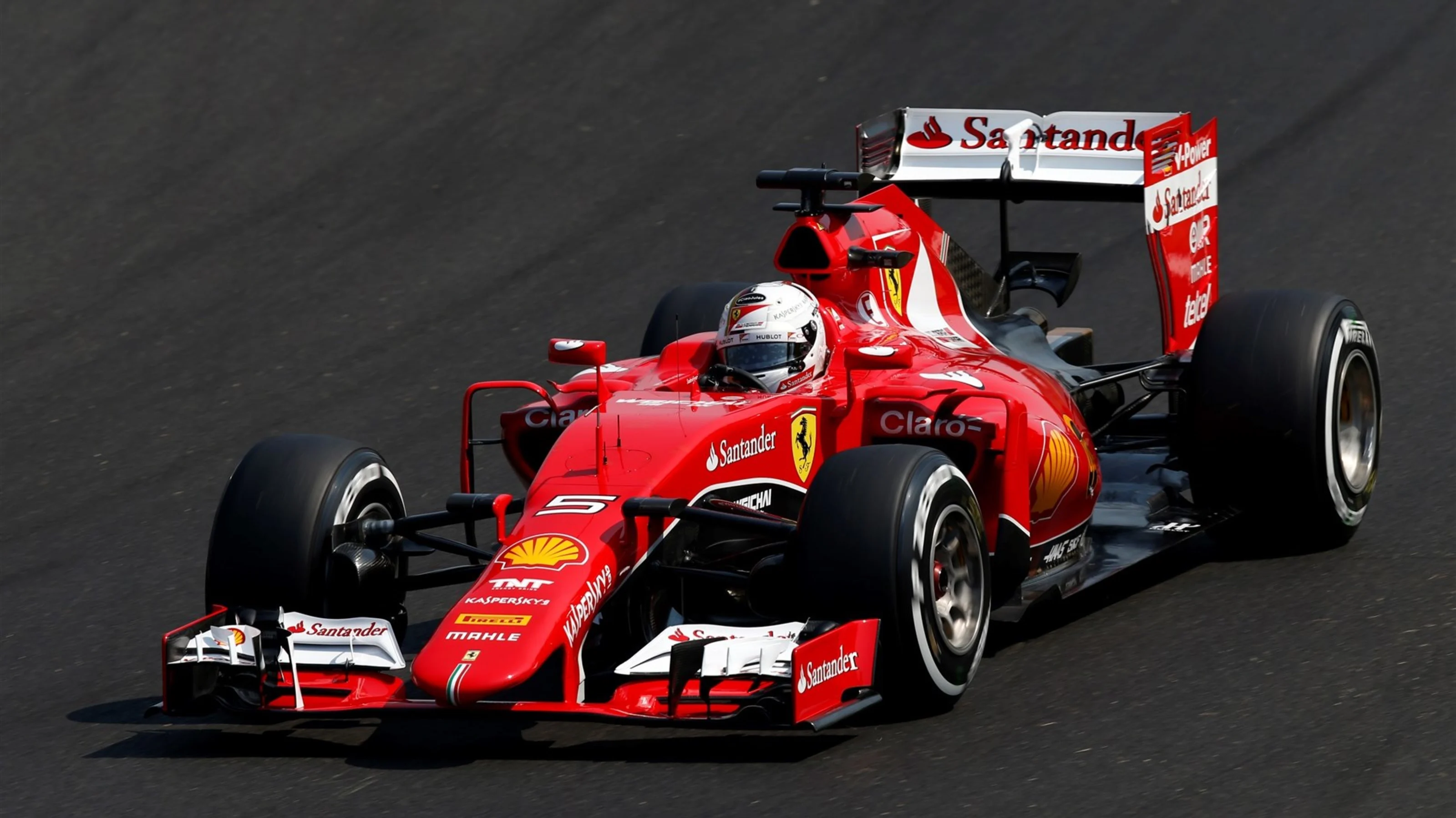 Sebastian Vettel (GER) Ferrari SF15-T at Formula One World Championship, Rd10, Hungarian Grand