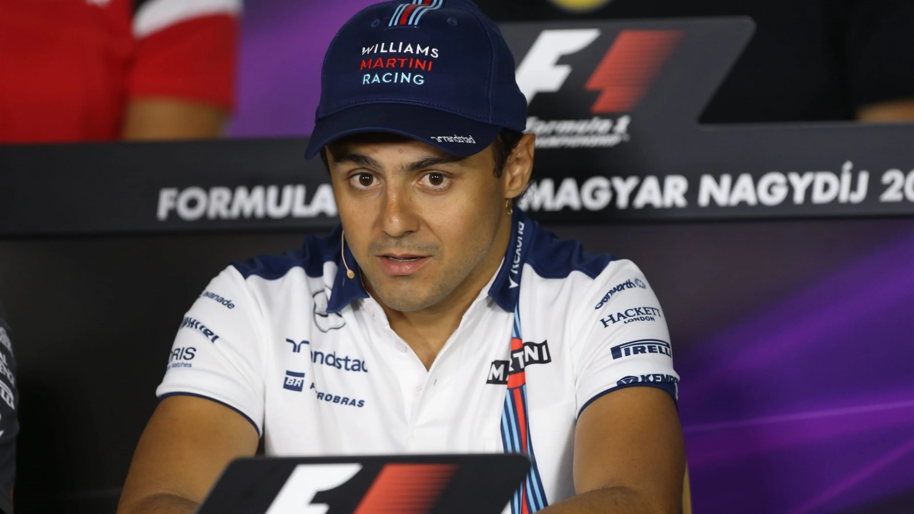 Felipe Massa (BRA) Williams in the press conference at Formula One World Championship, Rd10,