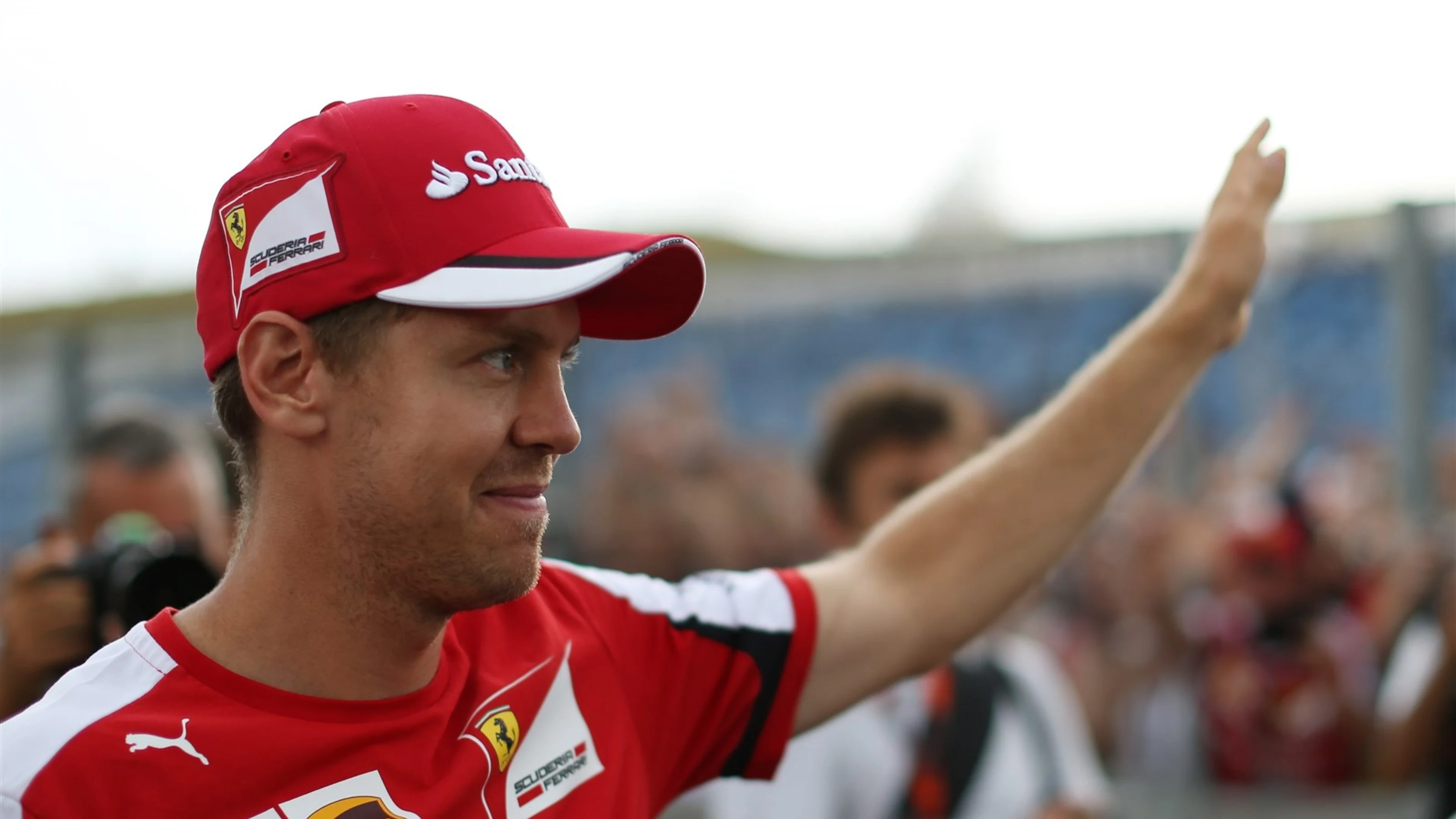 Sebastian Vettel (GER) Ferrari at Formula One World Championship, Rd10, Hungarian Grand Prix,