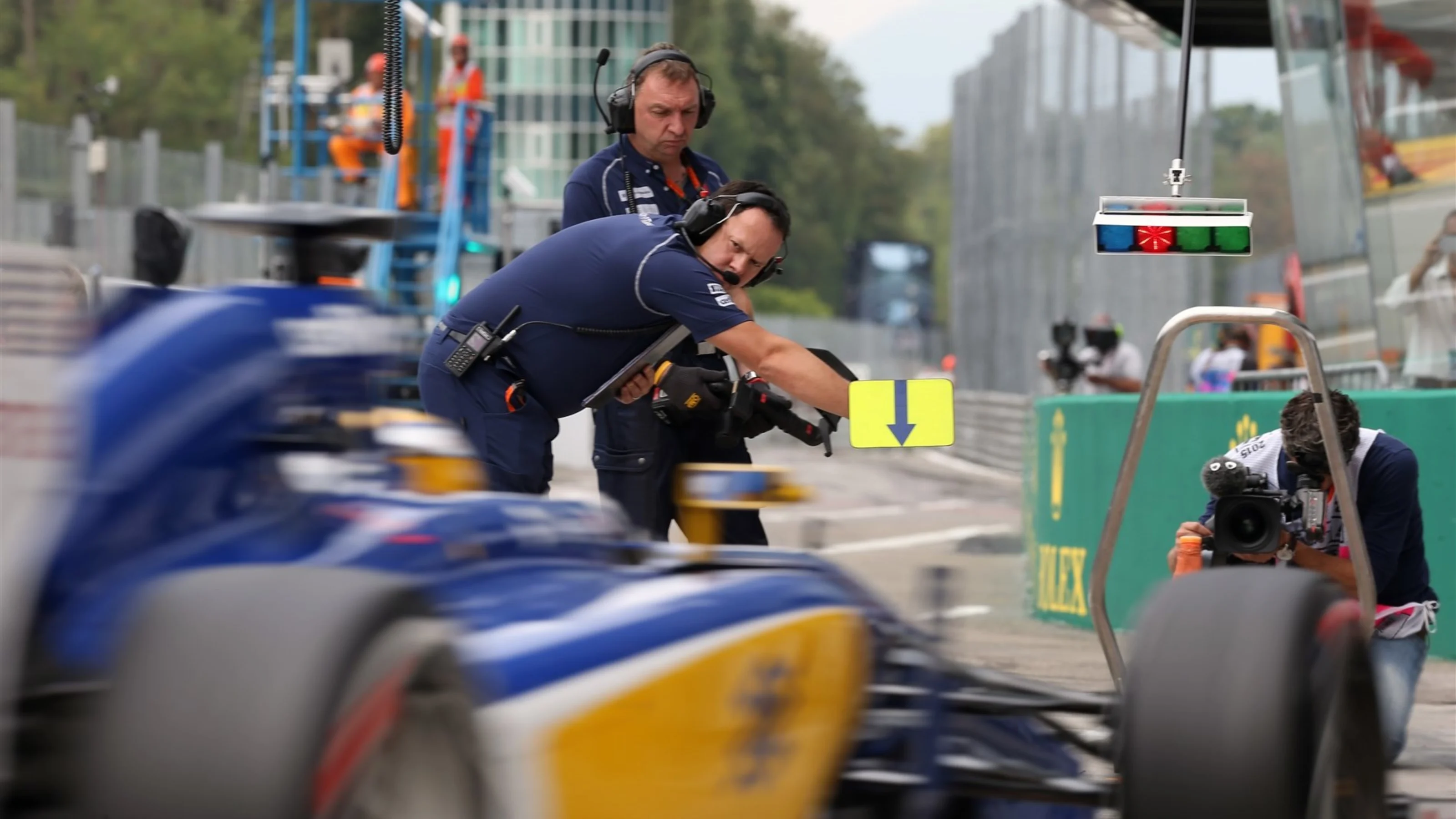 Marcus Ericsson (SWE) Sauber C34 returns to pit lane at Formula One World Championship, Rd12,