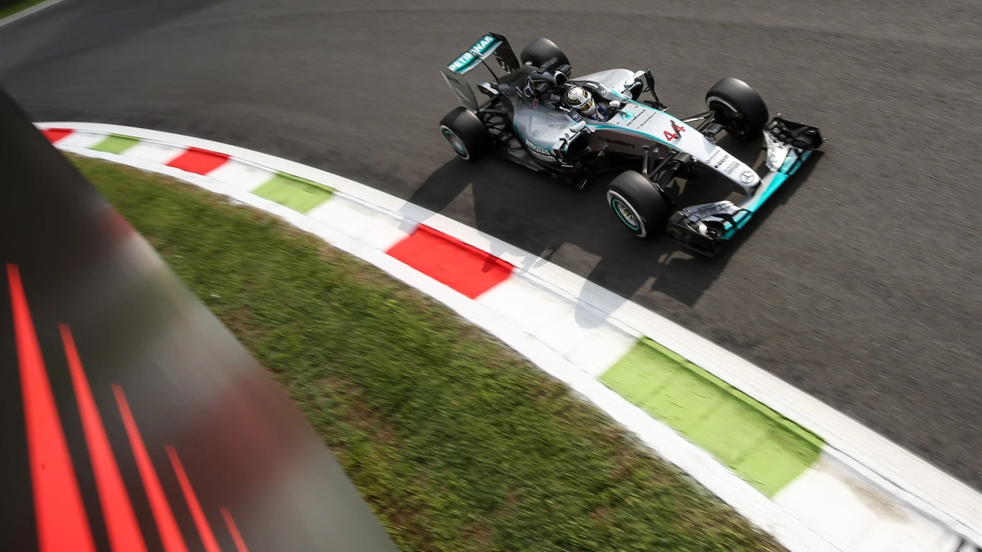 Lewis Hamilton (GBR) Mercedes AMG F1 W06 at Formula One World Championship, Rd12, Italian Grand