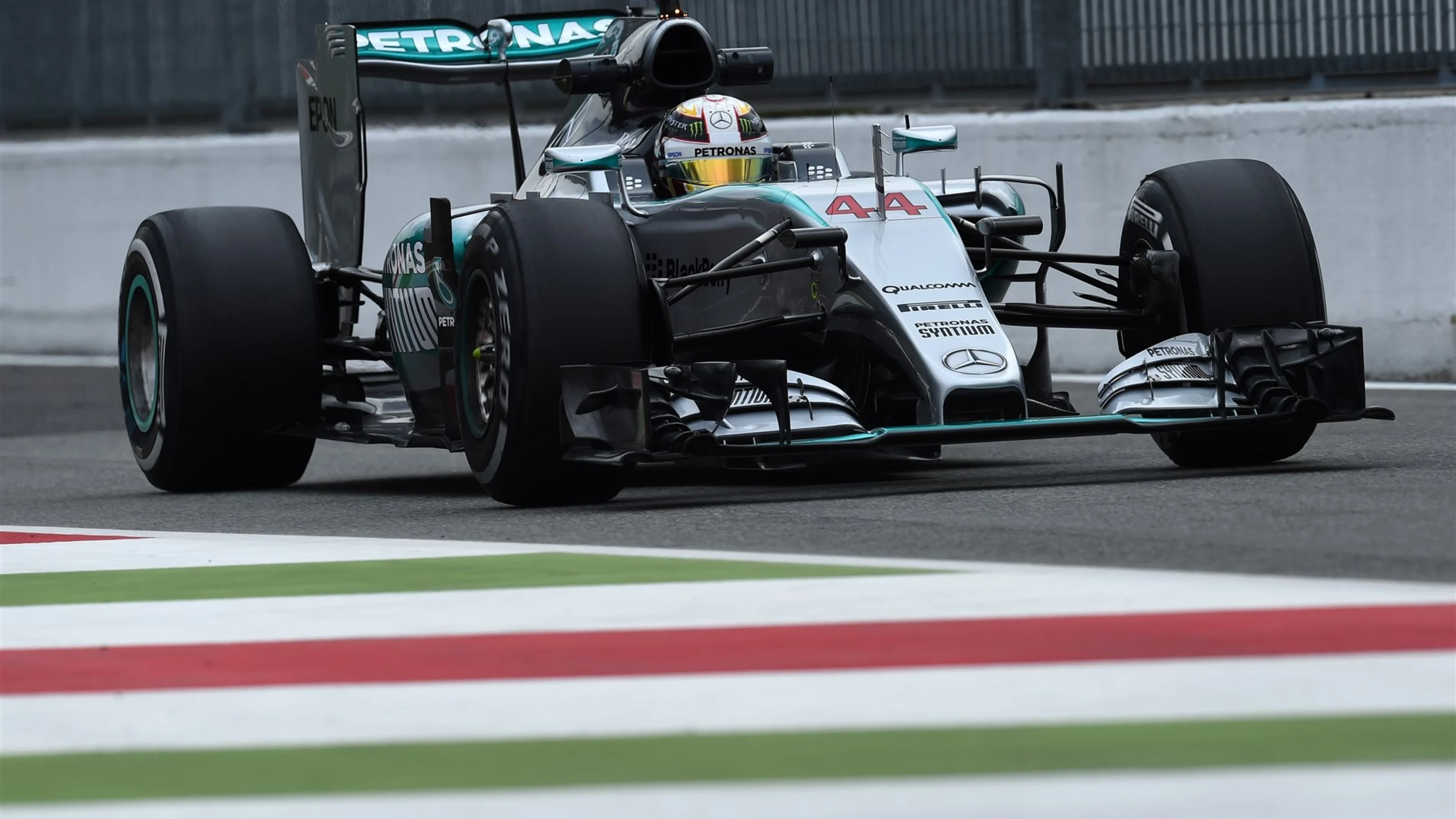 Lewis Hamilton (GBR) Mercedes AMG F1 W06 at Formula One World Championship, Rd12, Italian Grand