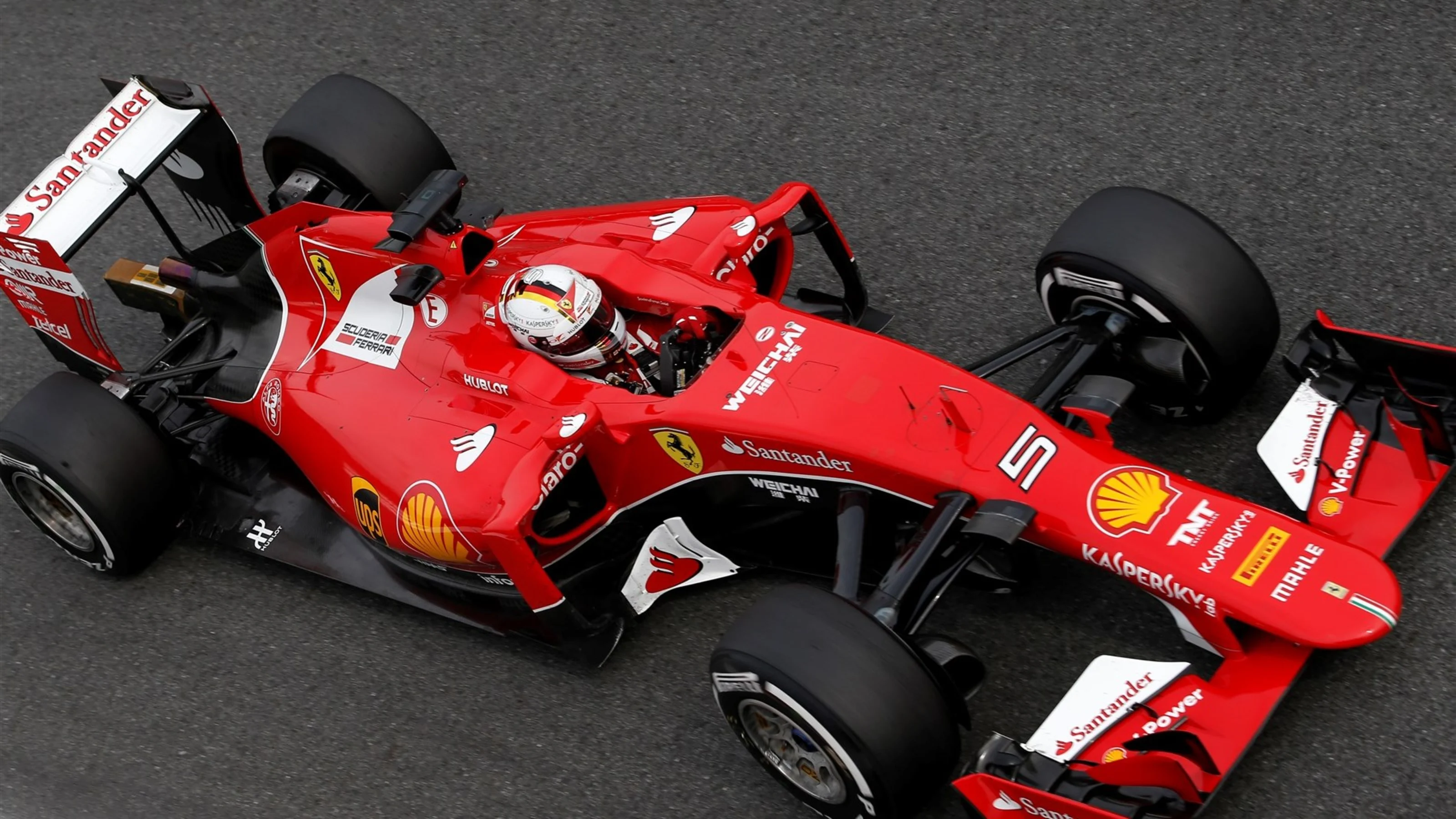 Sebastian Vettel (GER) Ferrari SF15-T at Formula One World Championship, Rd12, Italian Grand Prix,