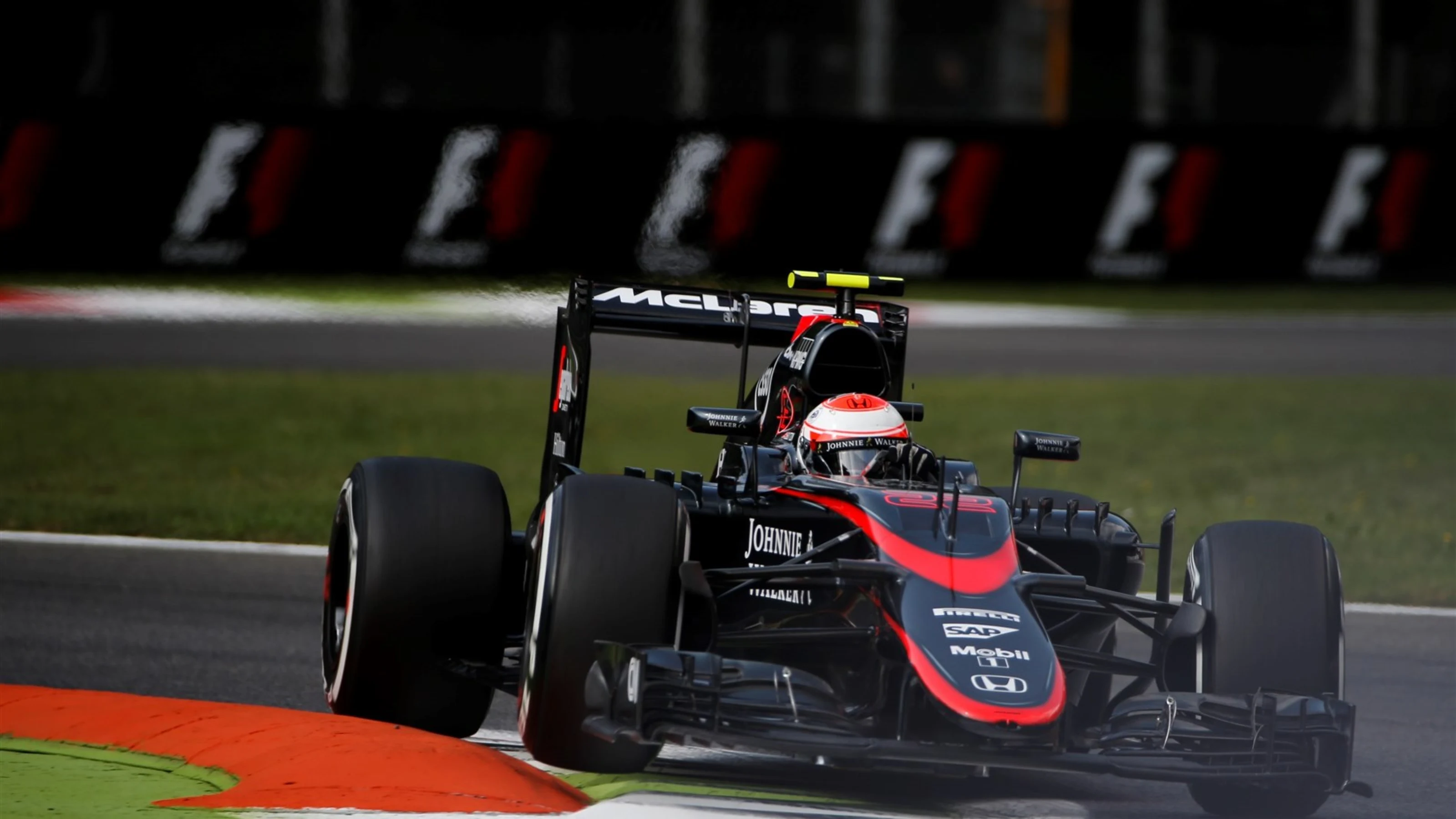 Jenson Button (GBR) McLaren MP4-30 at Formula One World Championship, Rd12, Italian Grand Prix,