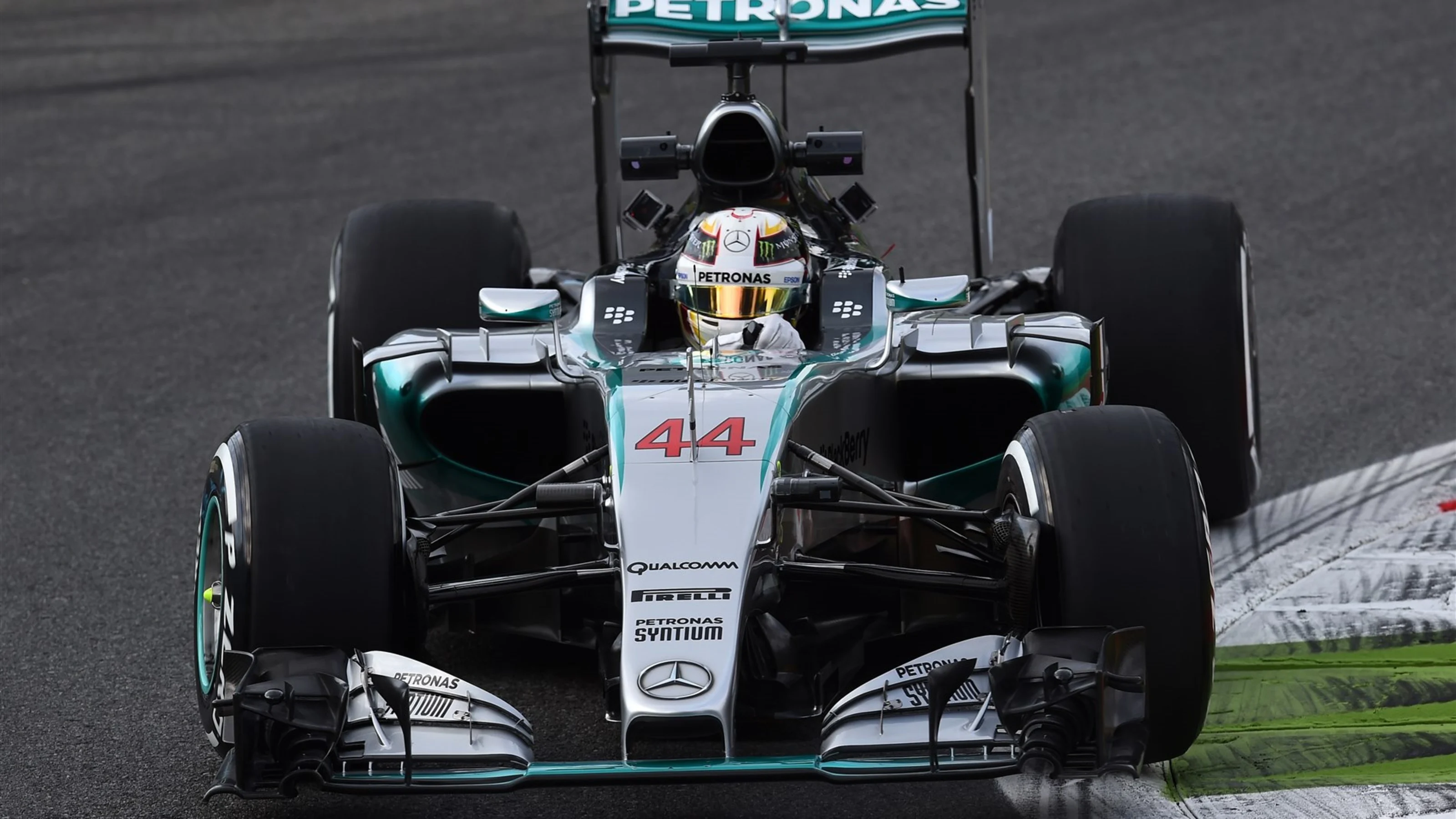 Lewis Hamilton (GBR) Mercedes AMG F1 W06 at Formula One World Championship, Rd12, Italian Grand