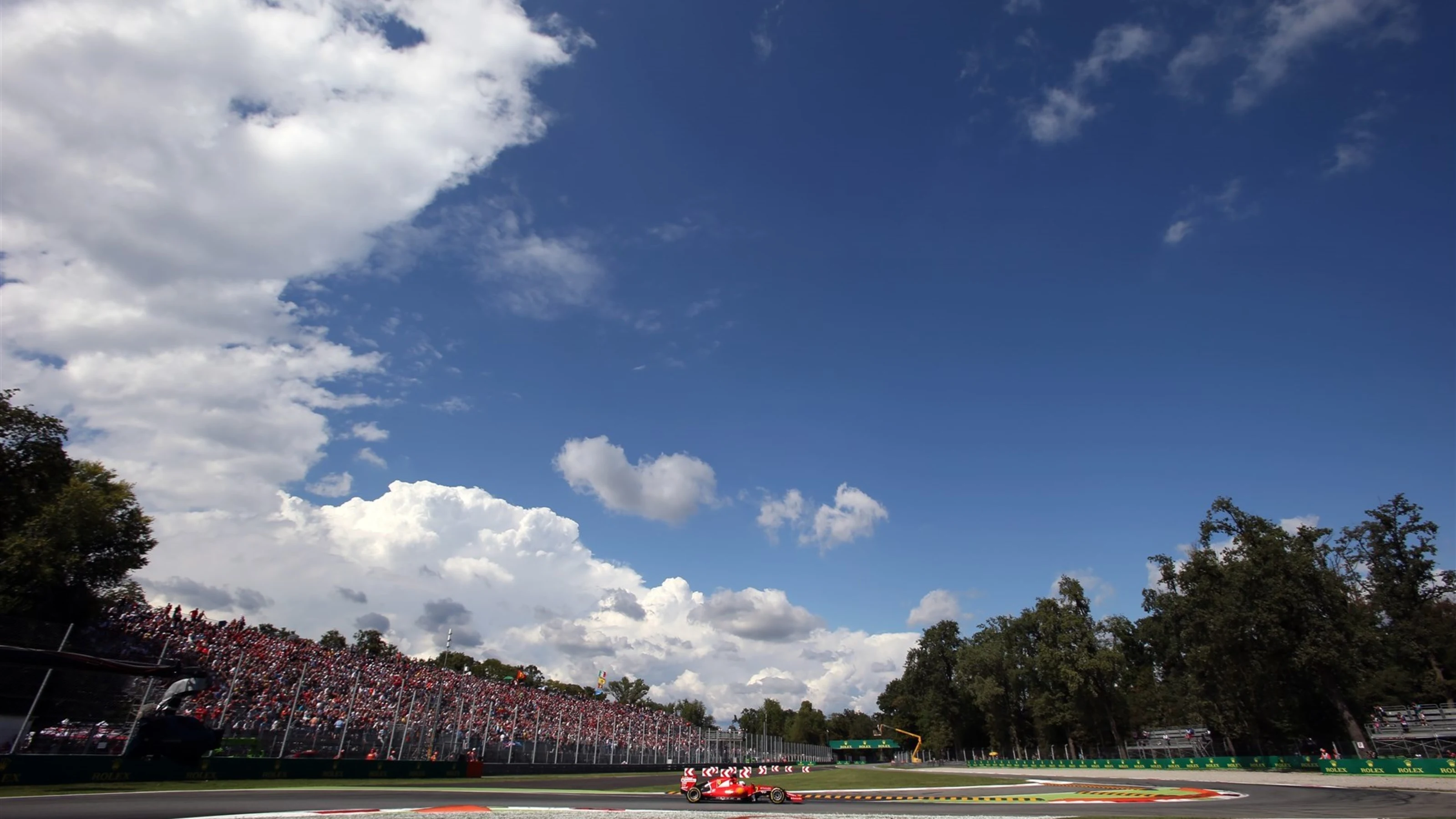 Sebastian Vettel (GER) Ferrari SF15-T at Formula One World Championship, Rd12, Italian Grand Prix,
