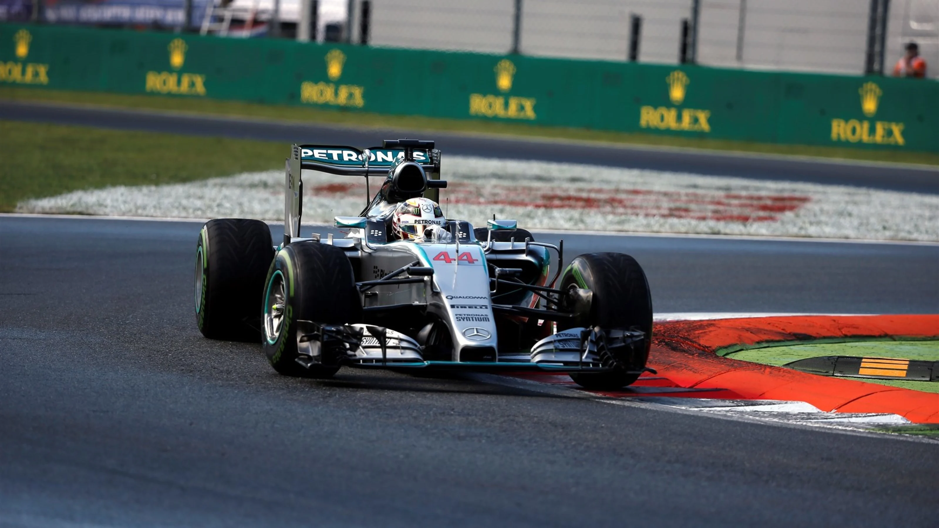 Lewis Hamilton (GBR) Mercedes AMG F1 W06 at Formula One World Championship, Rd12, Italian Grand
