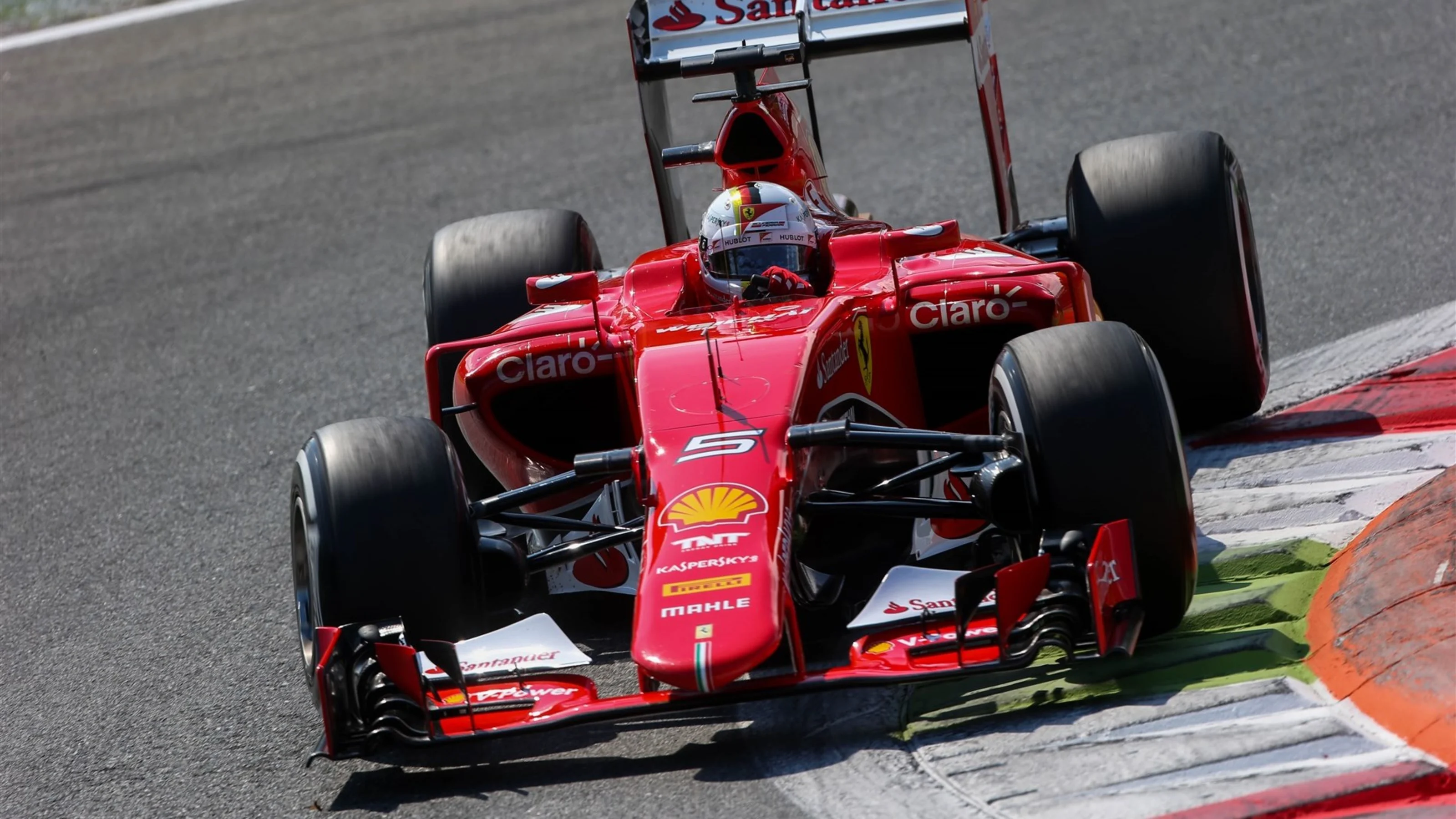 Sebastian Vettel (GER) Ferrari SF15-T at Formula One World Championship, Rd12, Italian Grand Prix,