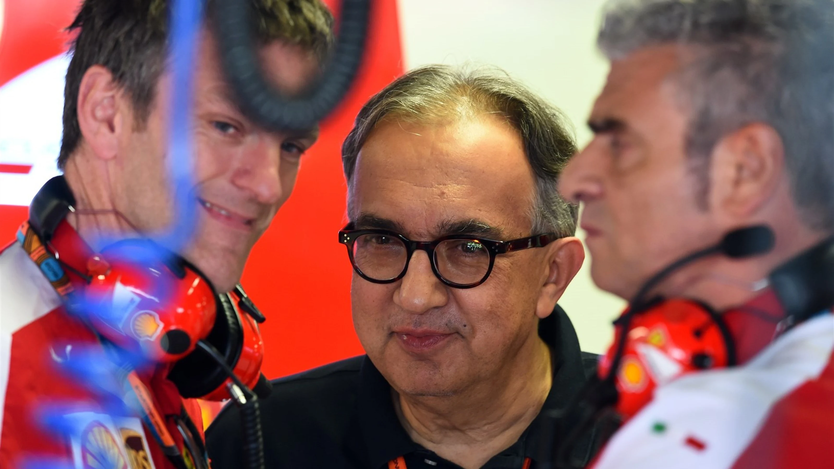 (L to R): James Allison (GBR) Ferrari Chassis Technical Director, Sergio Marchionne (ITA) CEO FIAT