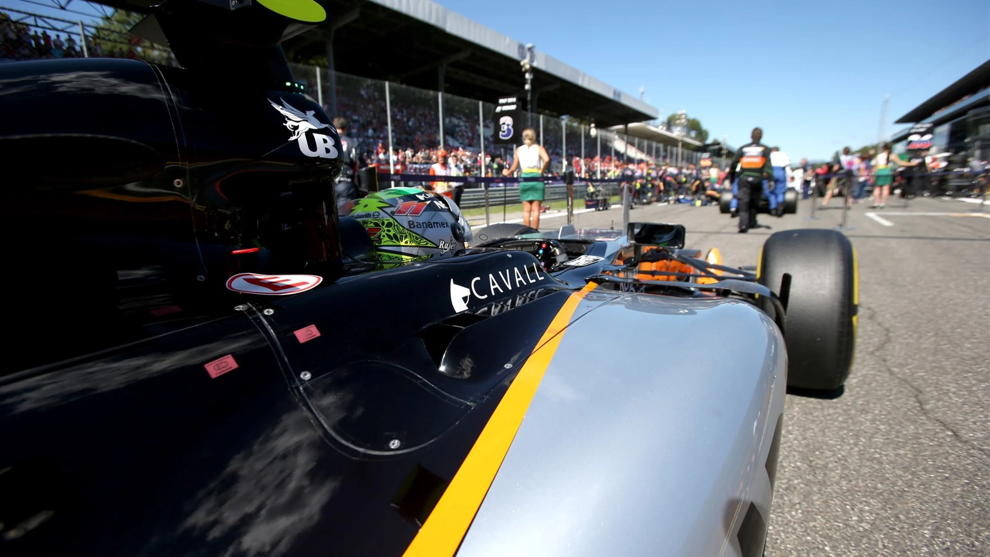 Sergio Perez (MEX) Force India VJM08 at Formula One World Championship, Rd12, Italian Grand Prix,