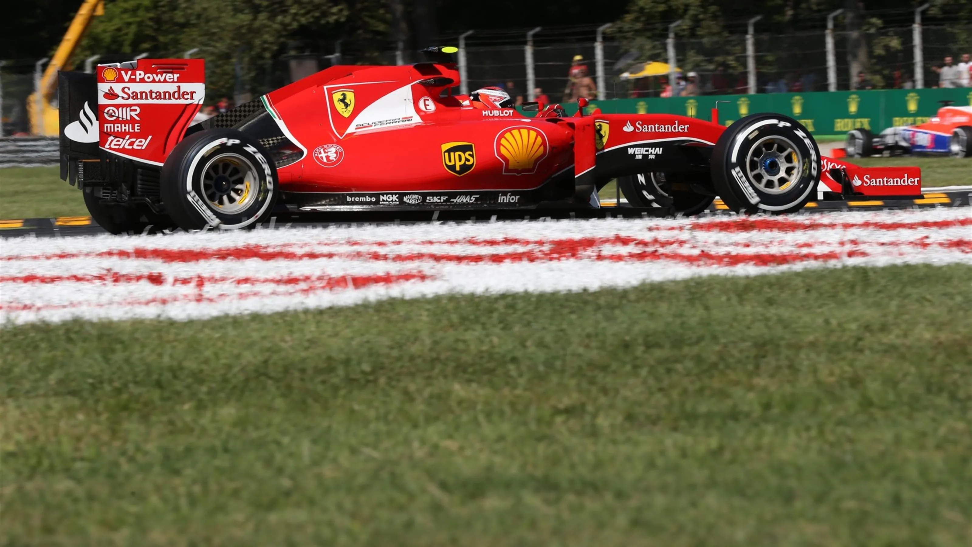 Kimi Raikkonen (FIN) Ferrari SF15-T at Formula One World Championship, Rd12, Italian Grand Prix,