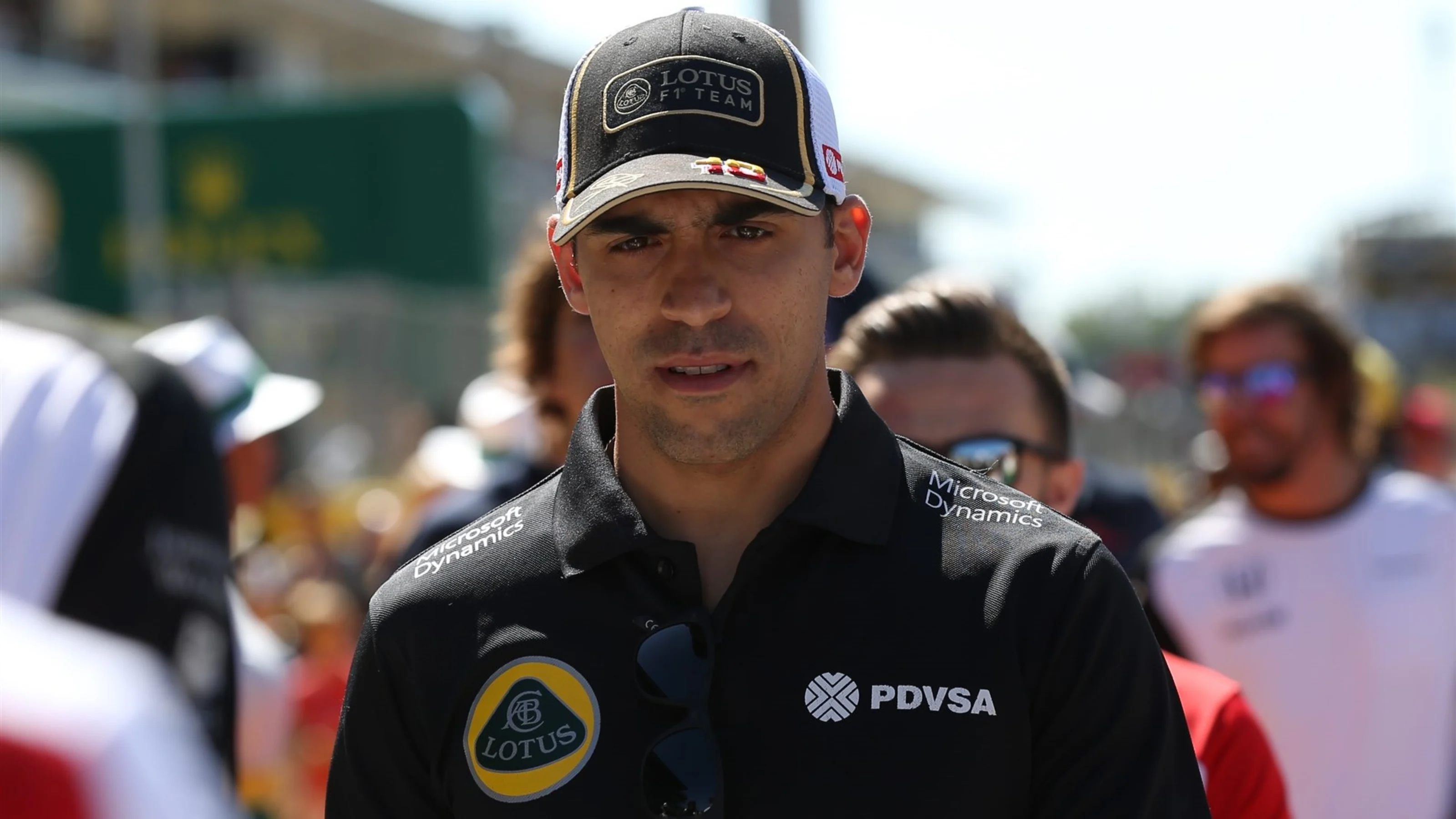 Pastor Maldonado (VEN) Lotus on the drivers parade at Formula One World Championship, Rd12, Italian