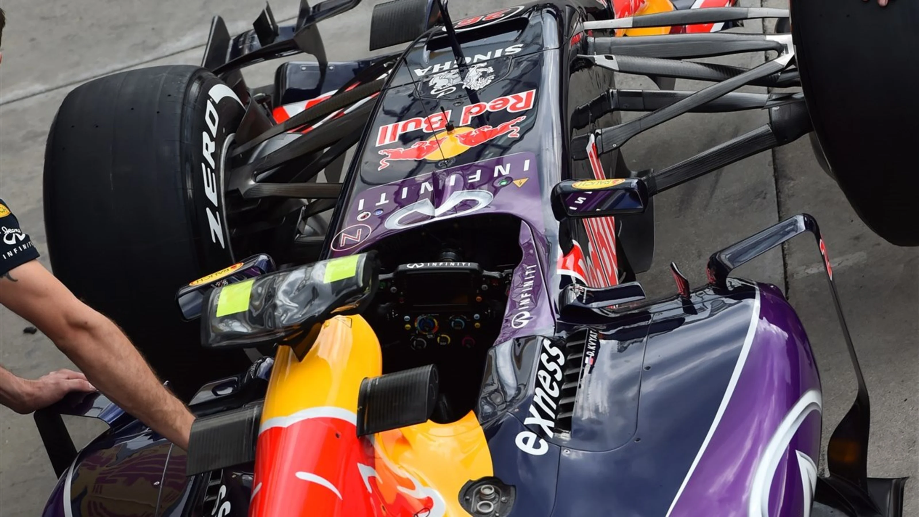 Red Bull Racing RB11 at Formula One World Championship, Rd12, Italian Grand Prix, Preparations,