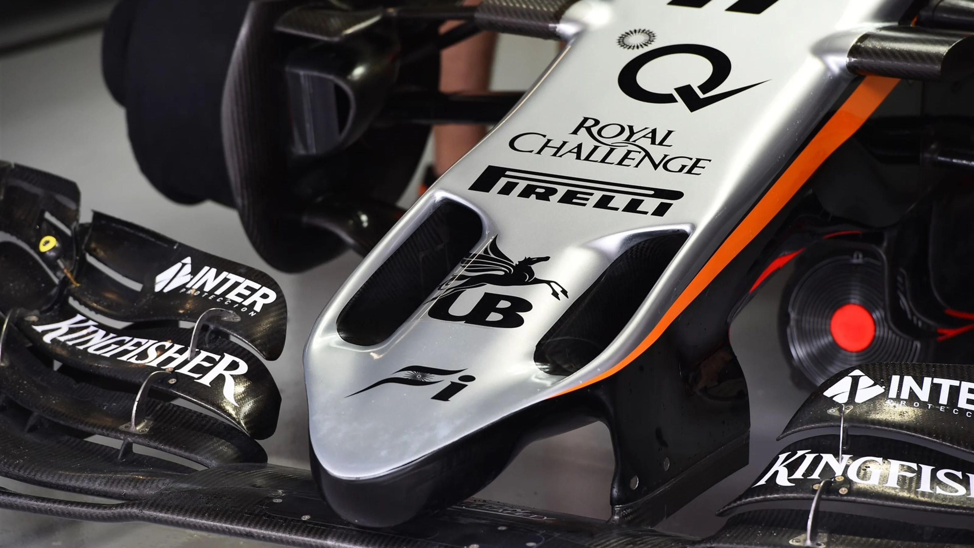 Force India VJM08 nose and front wing at Formula One World Championship, Rd14, Japanese Grand Prix,