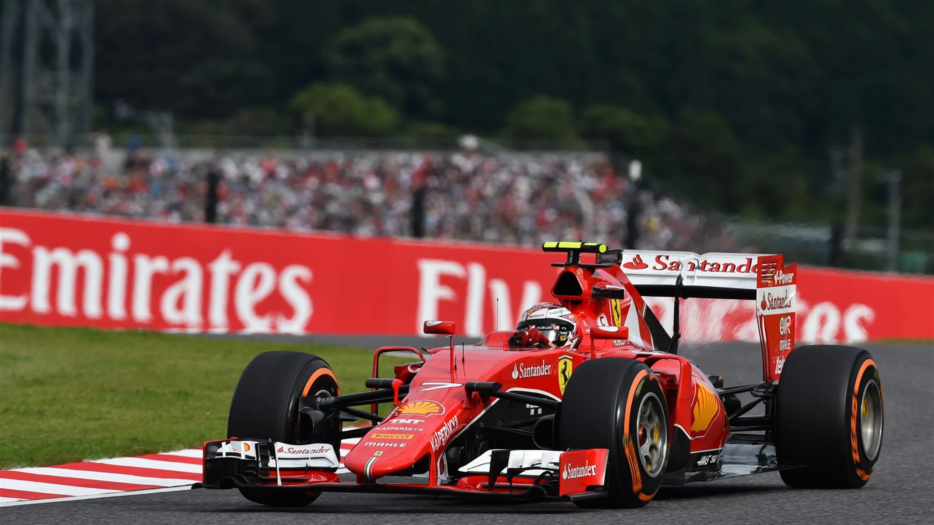 Kimi Raikkonen (FIN) Ferrari SF15-T at Formula One World Championship, Rd14, Japanese Grand Prix,