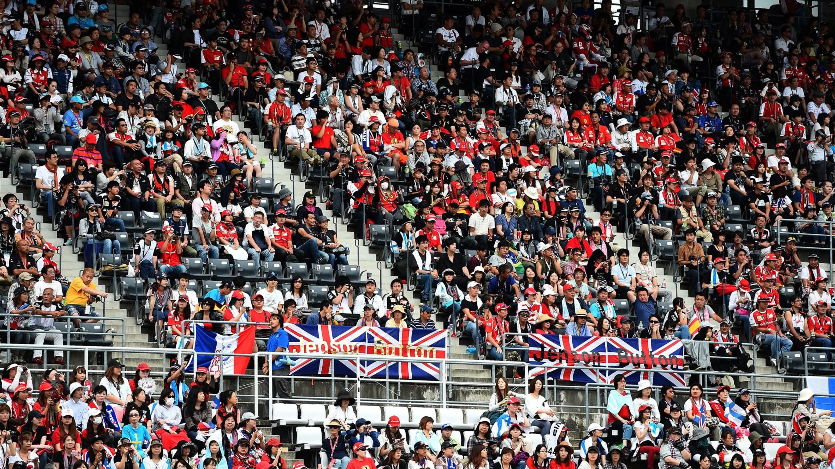 Fans at Formula One World Championship, Rd14, Japanese Grand Prix, Qualifying, Suzuka, Japan,