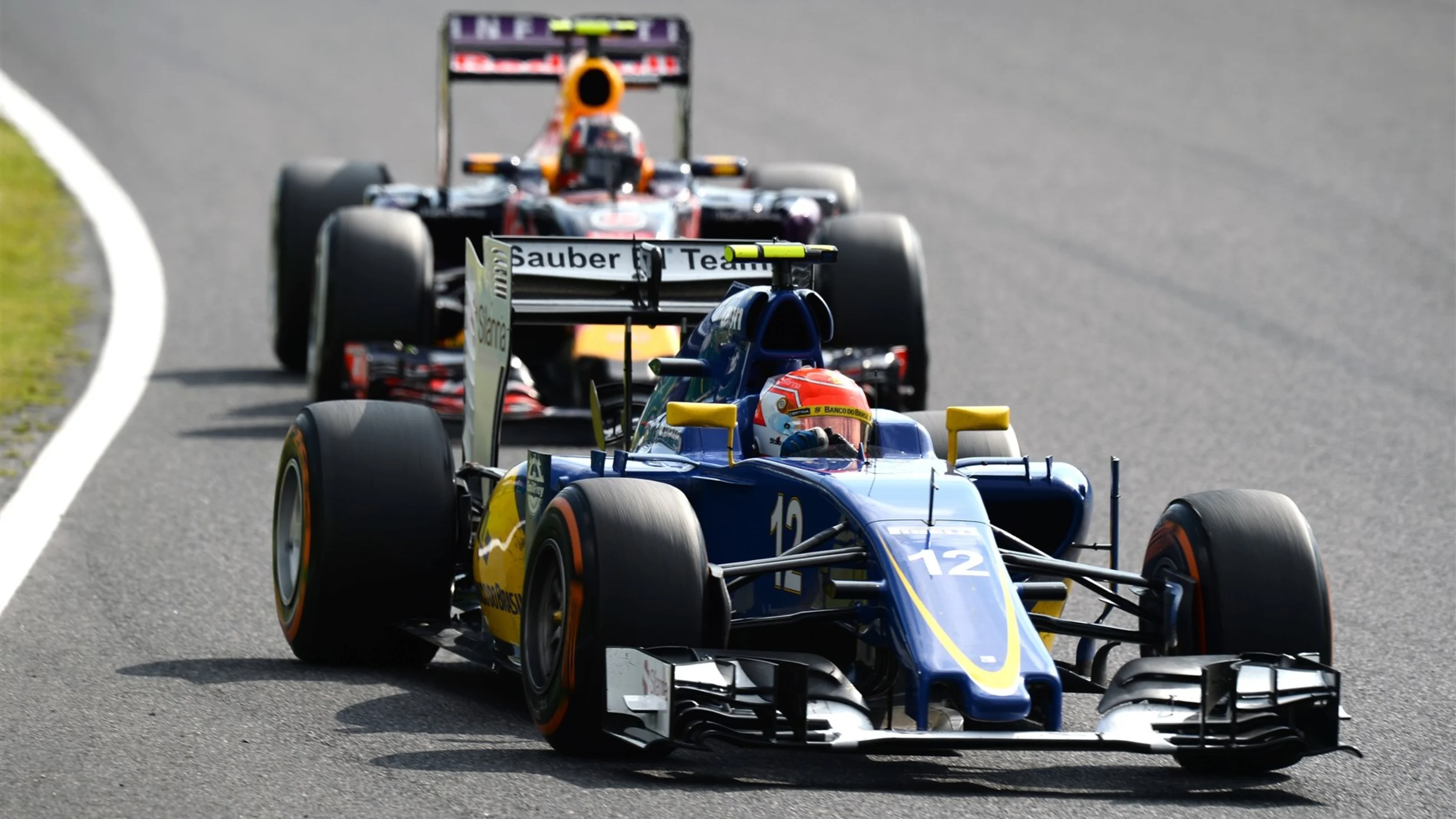 Felipe Nasr (BRA) Sauber C34 at Formula One World Championship, Rd14, Japanese Grand Prix, Race,