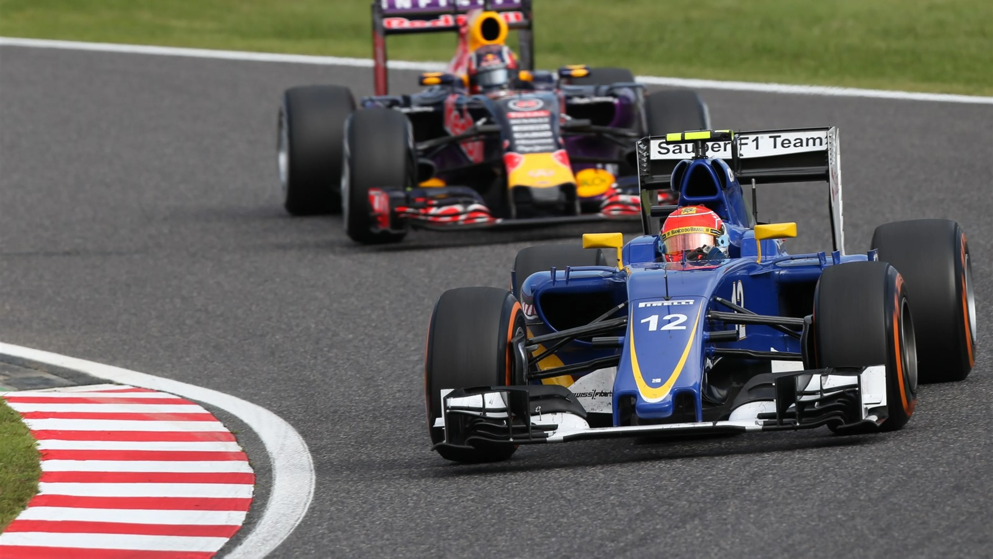 Felipe Nasr (BRA) Sauber C34 at Formula One World Championship, Rd14, Japanese Grand Prix, Race,