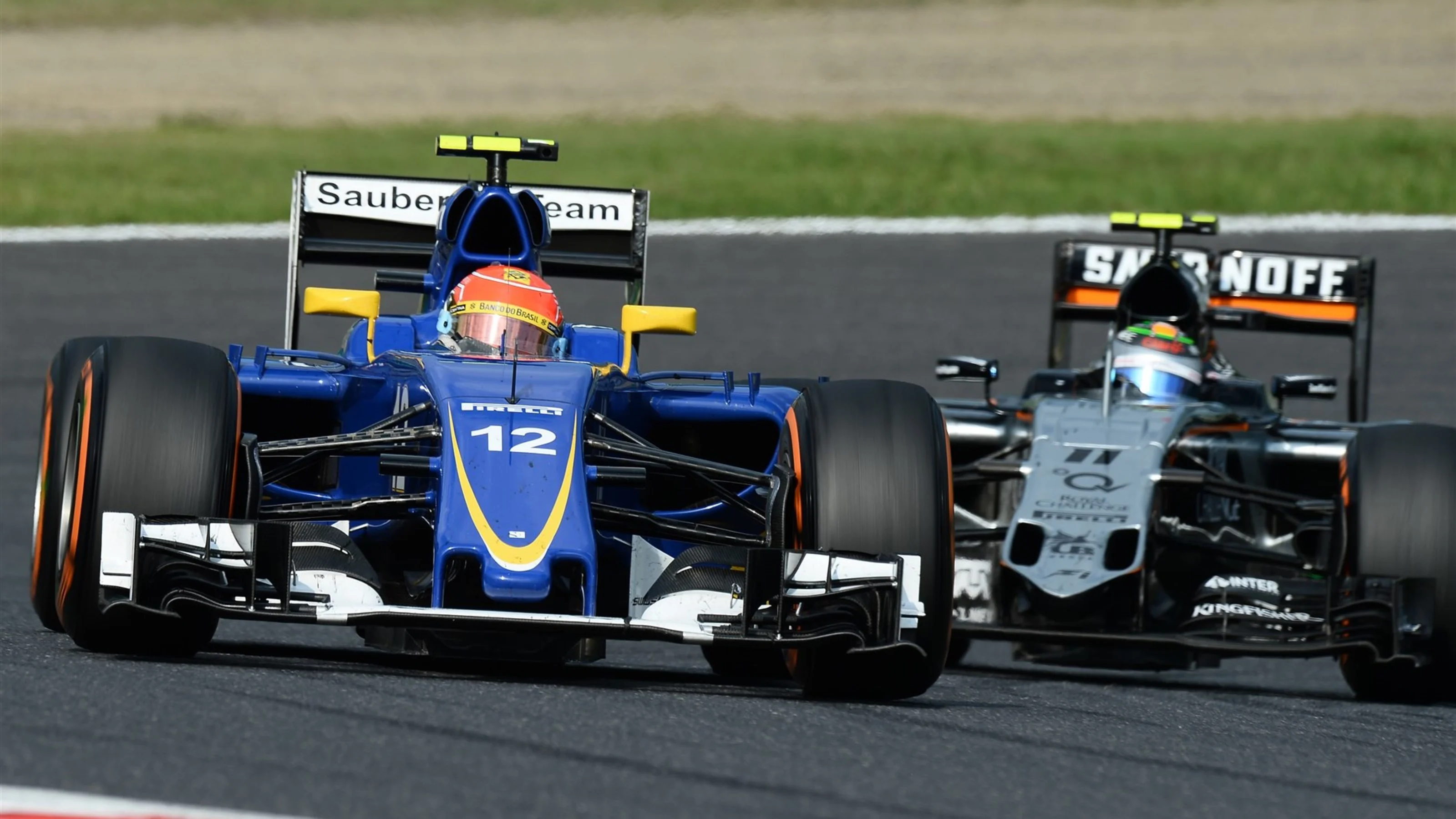 Felipe Nasr (BRA) Sauber C34 at Formula One World Championship, Rd14, Japanese Grand Prix, Race,